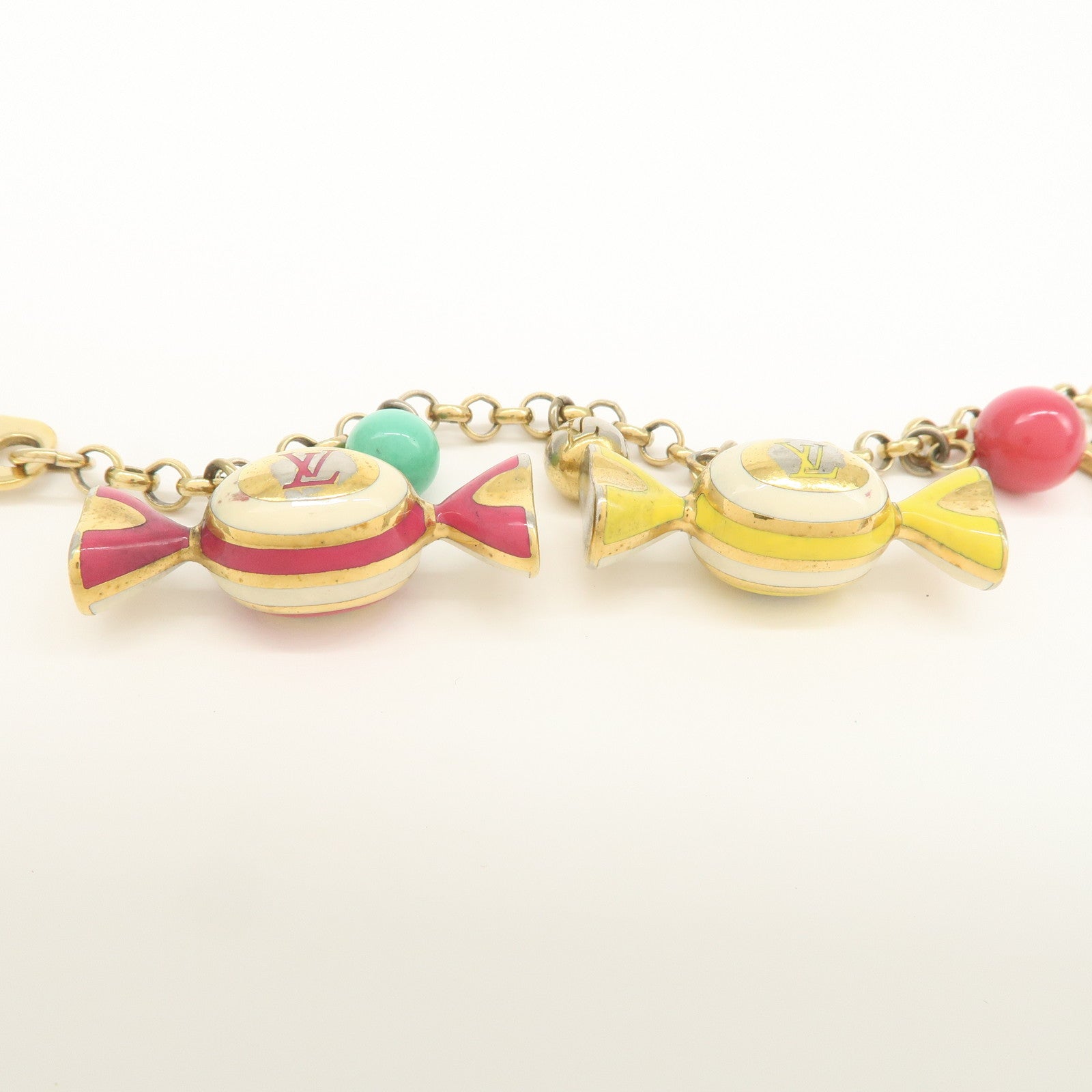 Louis Vuitton Porte Cles Chaine Delice Key Charm Multicolor M66002