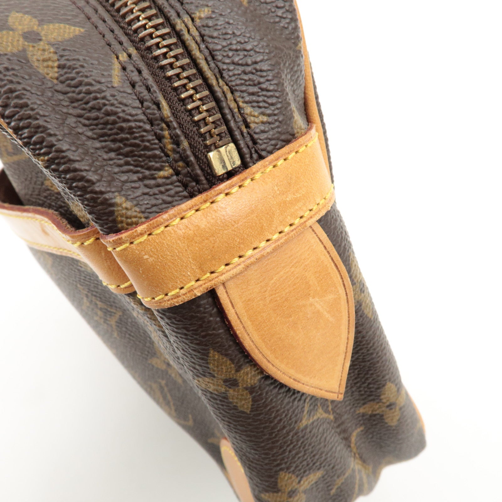Louis Vuitton Monogram Compiegne 28 Pouch Clutch Bag Brown M51845 Used