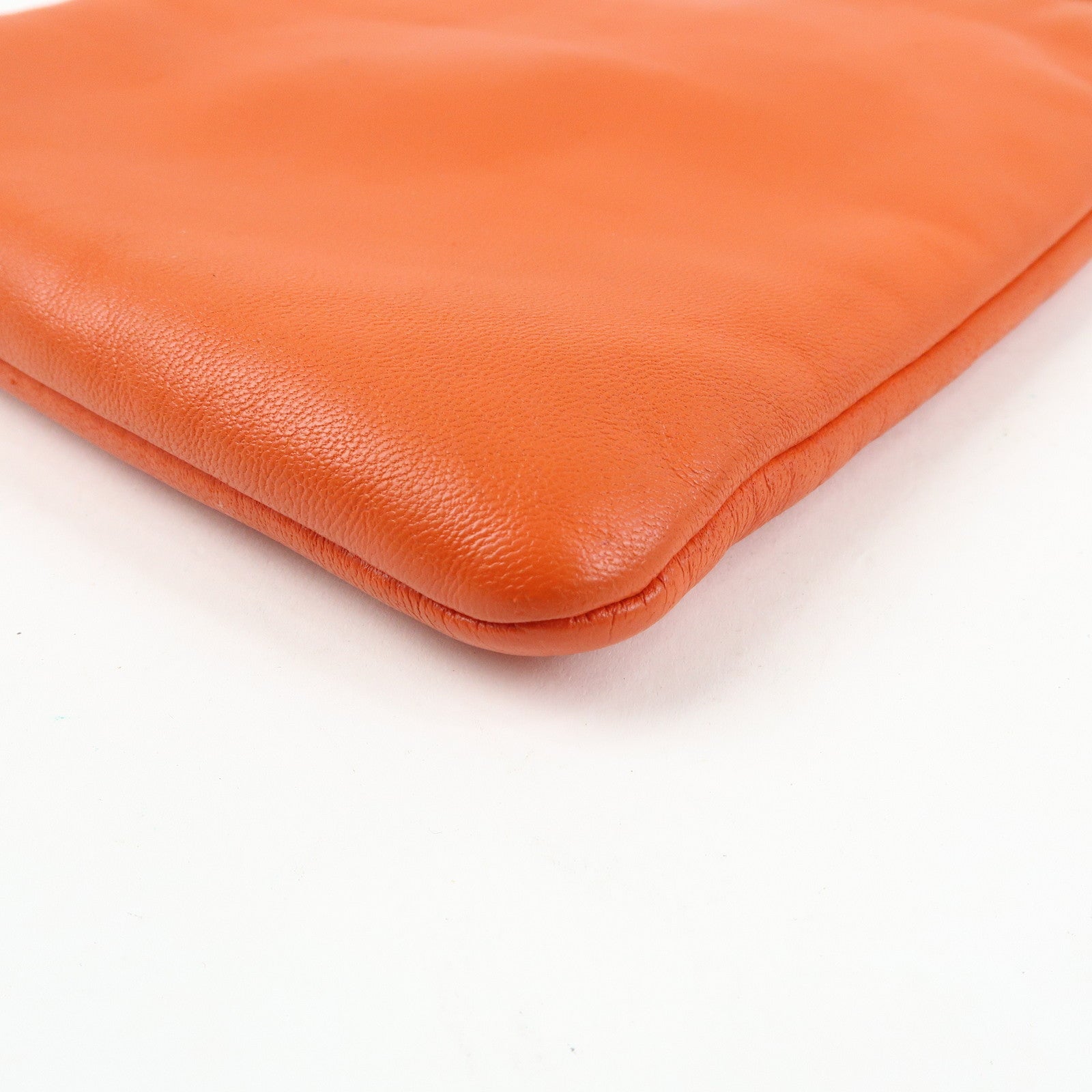 LOEWE Anagram Nappa Leather Mini Shoulder Crossbody Bag Orange