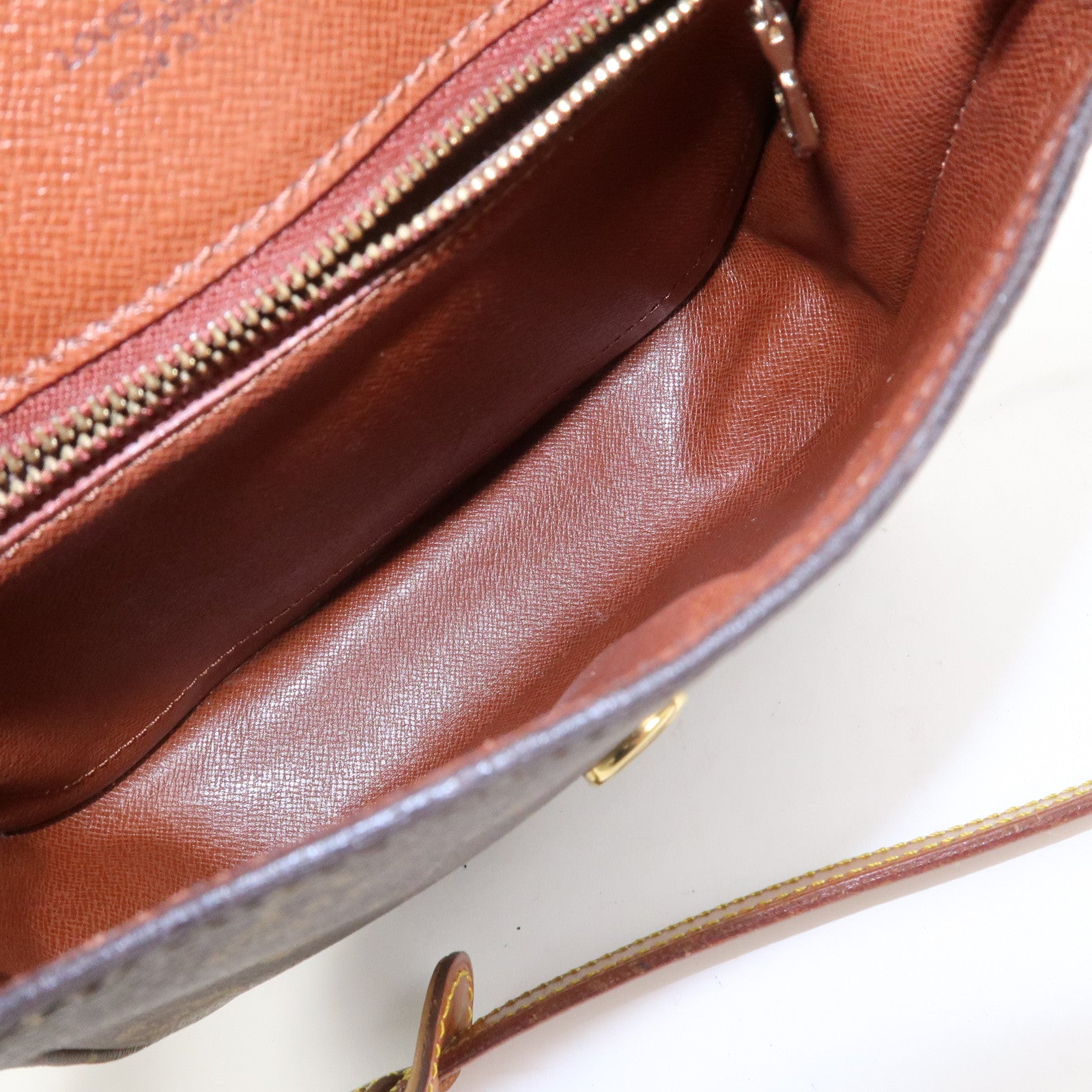 Louis Vuitton Monogram Saint Cloud MM Shoulder Bag Brown M51243