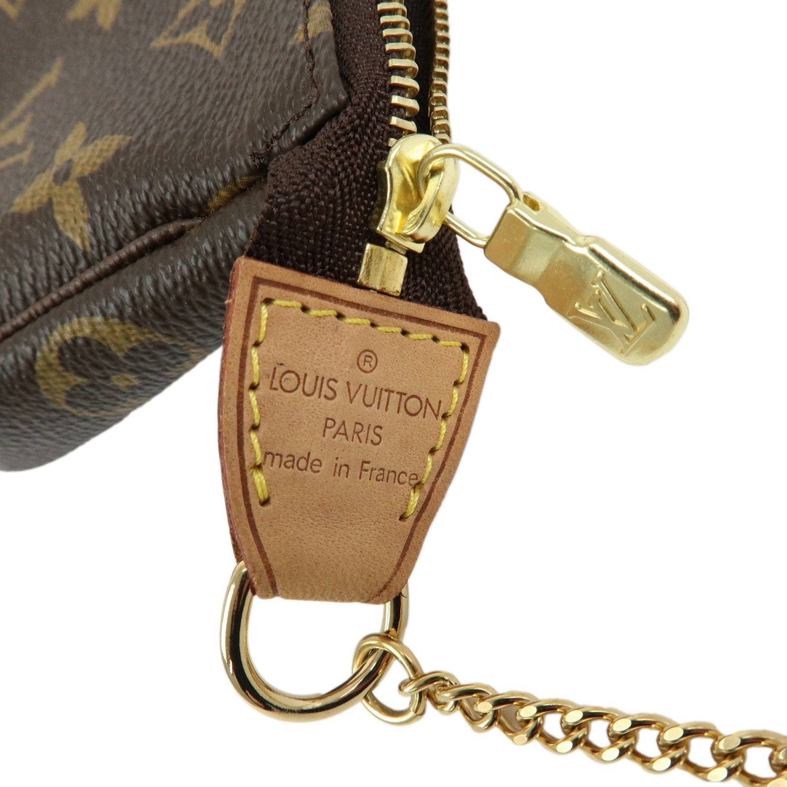Louis Vuitton Monogram Mini Pochette Accessoires Hand Bag M58009