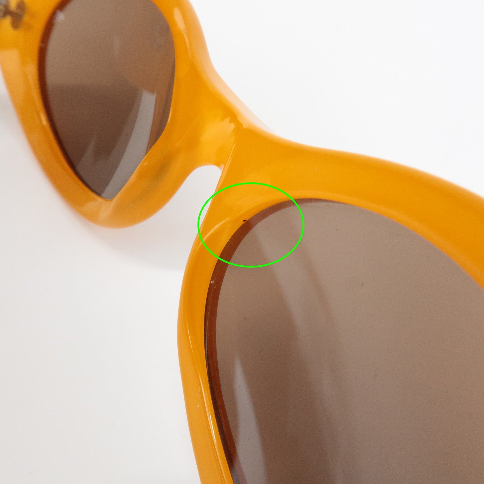 GUCCI Interlocking G Plastic Sunglasses Orange GG2400/N/S 56隨・ス。22 Used