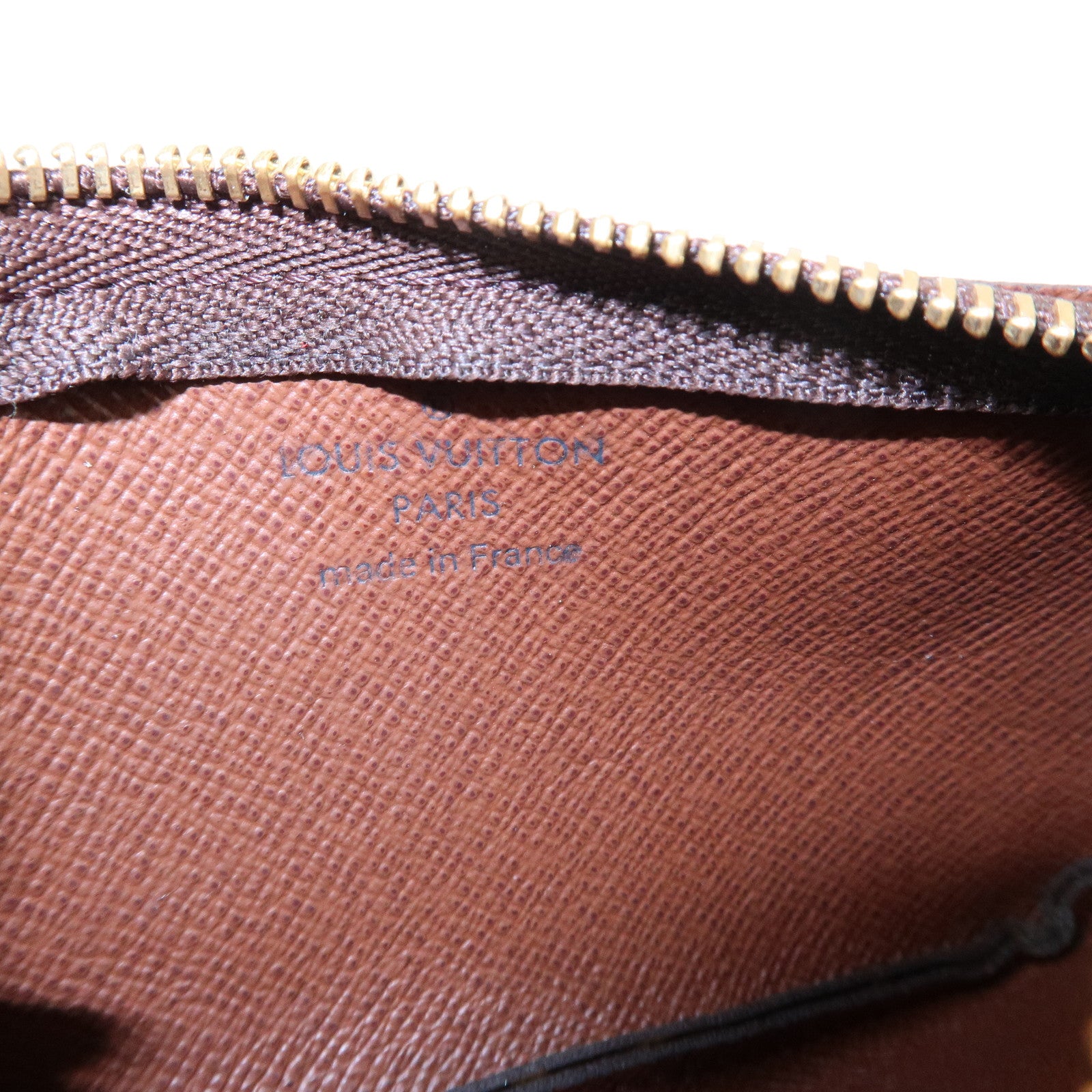 Louis Vuitton Monogram Pochette Cles Coin Case Key Case M62650 Used