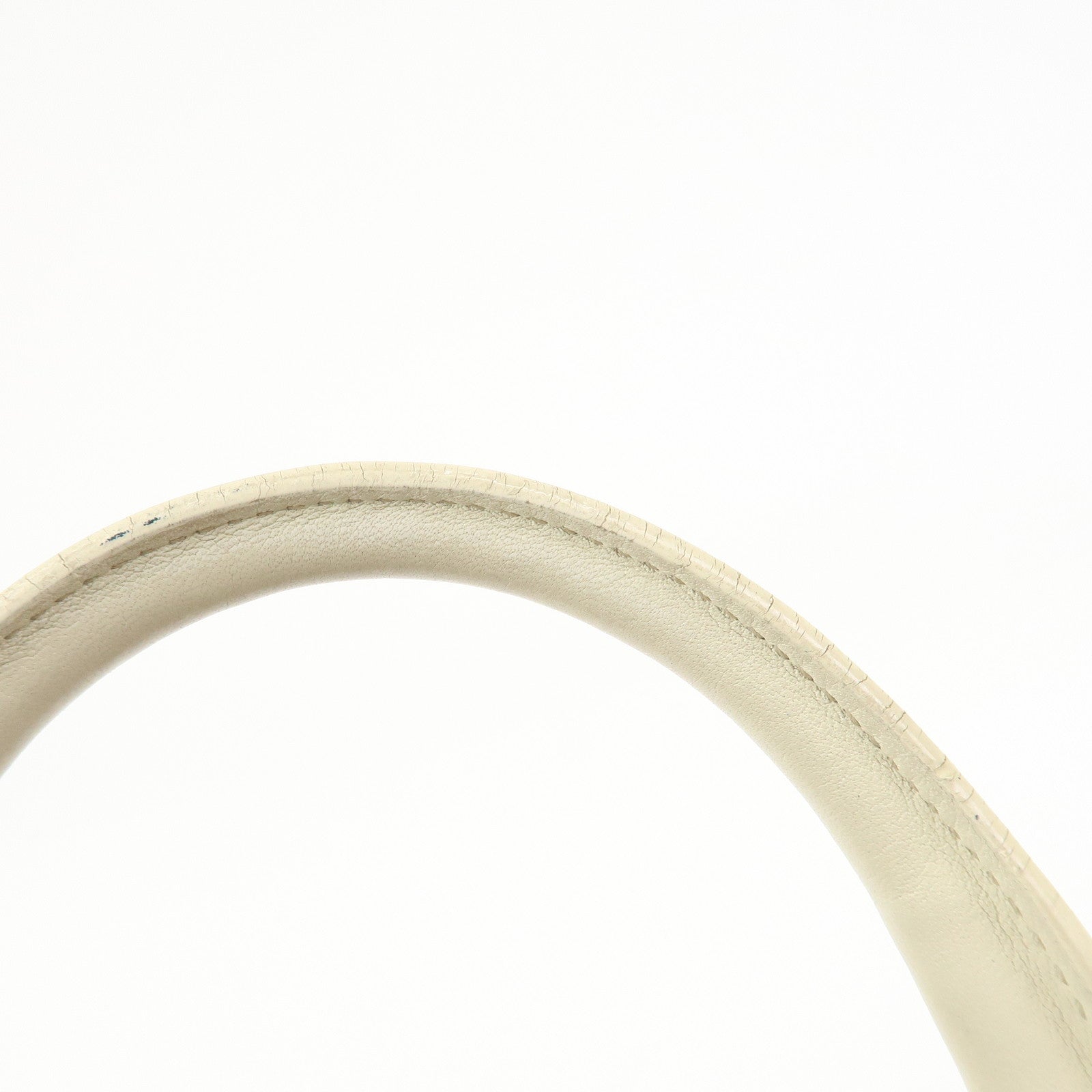 LOEWE Anagram Amazona 28 Suede Leather Hand Bag Beige Ivory
