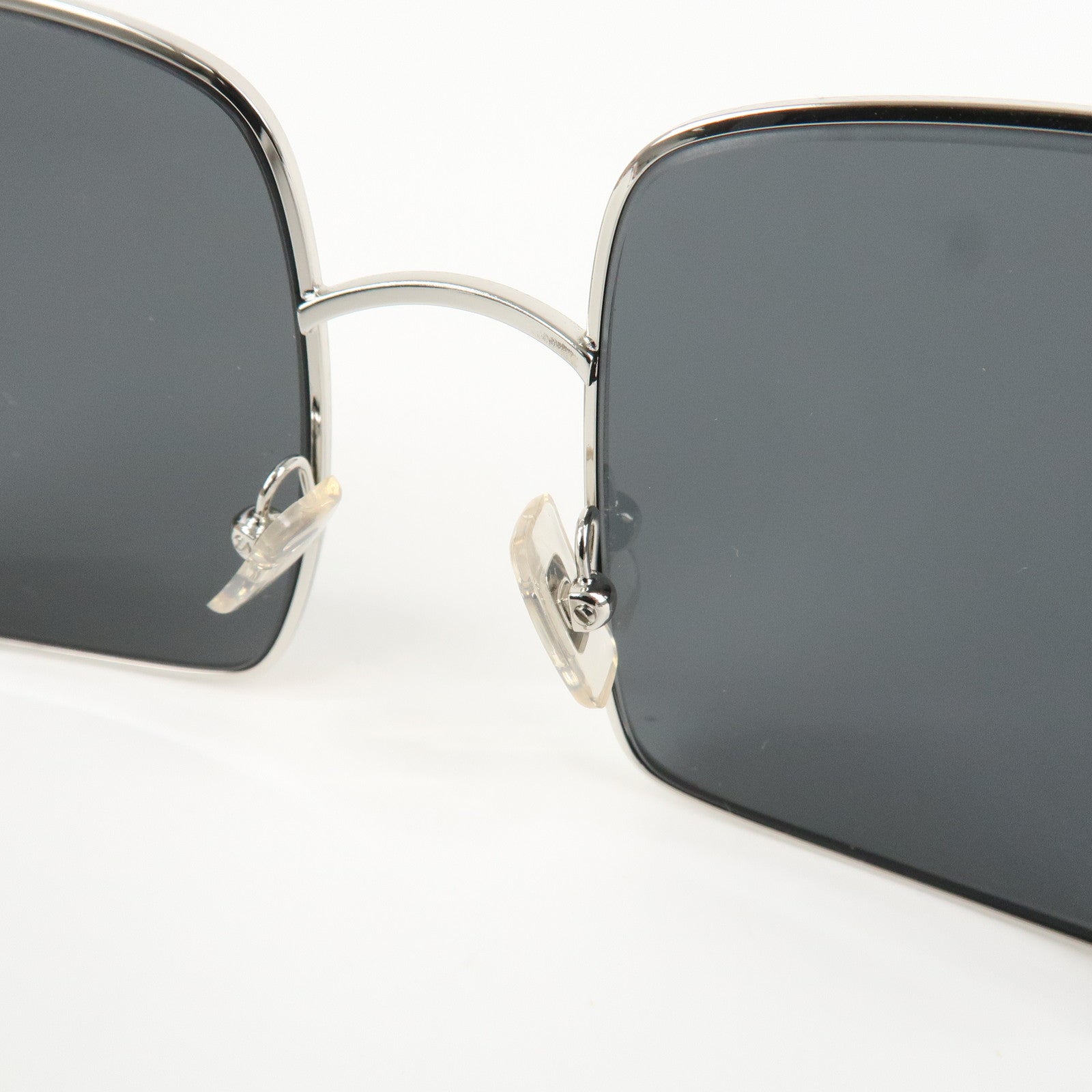 MIU MIU Metal Rhine Stone Sunglasses Black Silver 01E-580 46□19