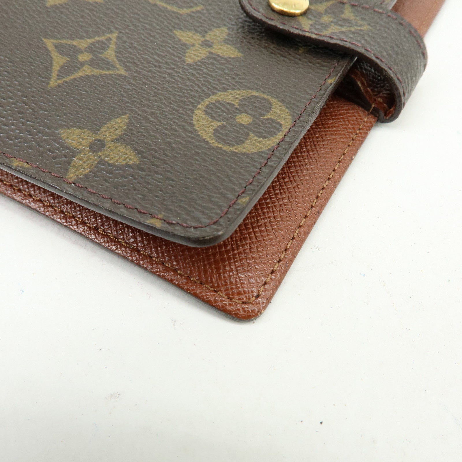 Louis Vuitton Monogram Agenda PM Planner Cover Brown R20005