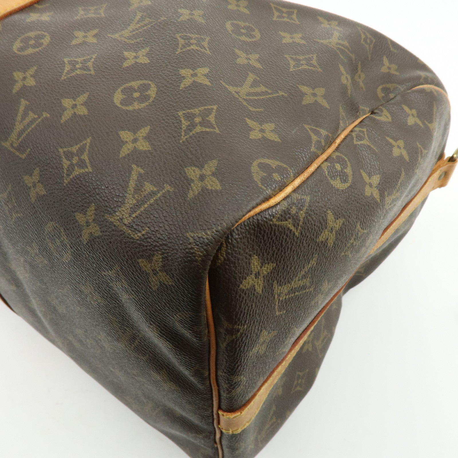 Louis Vuitton Monogram Keep All Bandouliere 55 Boston Bag M41414