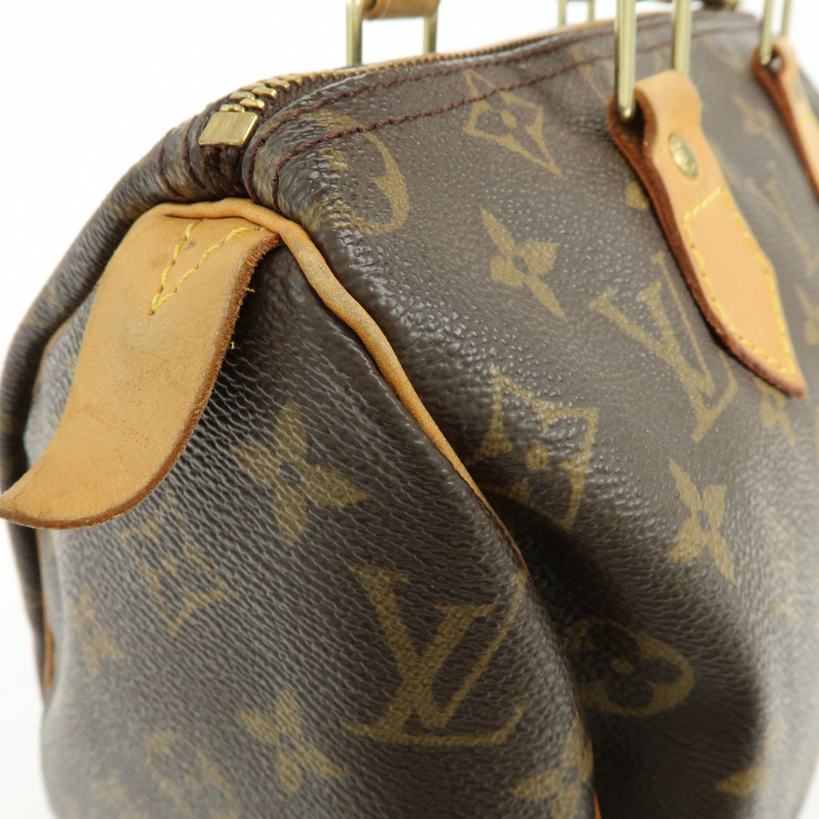 Louis Vuitton Monogram Speedy 25 Boston Bag Hand Bag Brown M41528