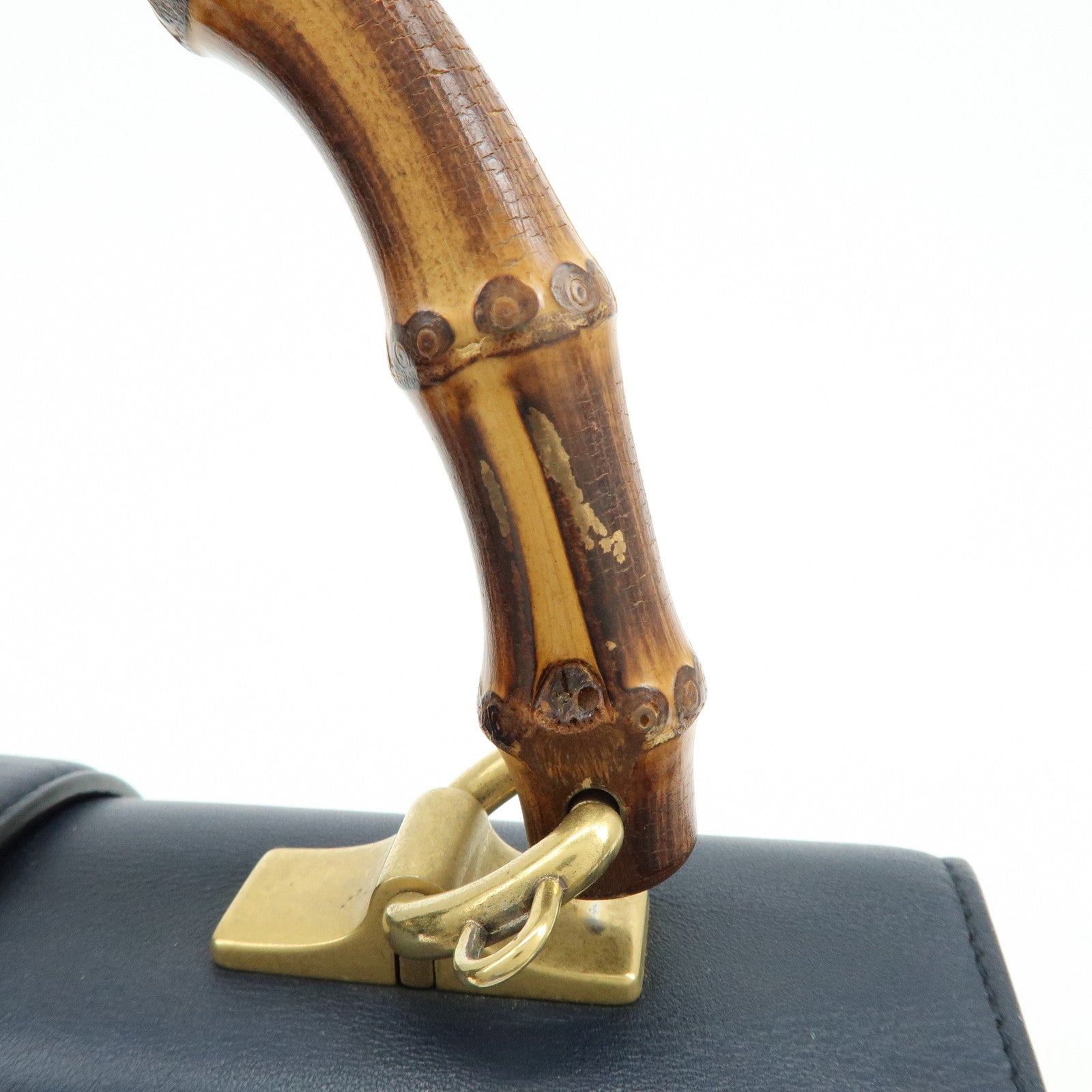 GUCCI Dionysus Bamboo Leather 2Way Bag Hand Bag Shoulder Bag 448075