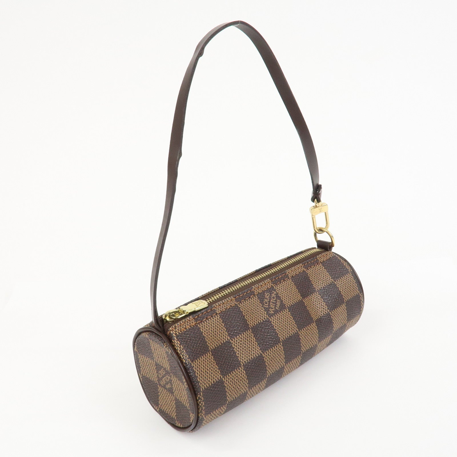Louis Vuitton Damier Ebene Mini Pouch for Papillon Bag Brown