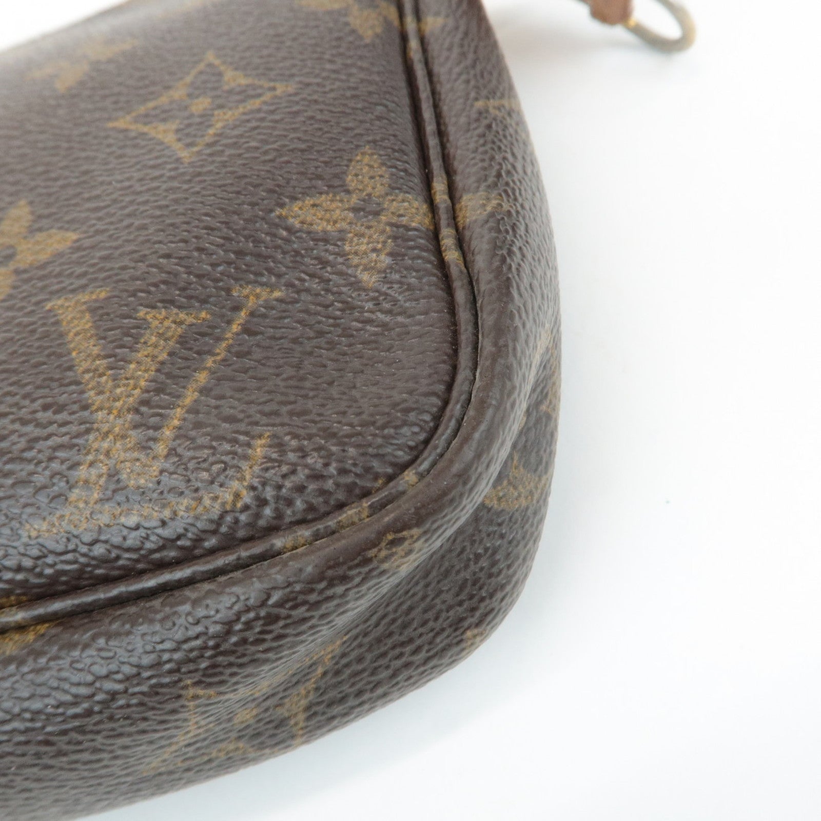 Louis Vuitton Monogram Pochette Accessoires Hand Bag Brown M51980