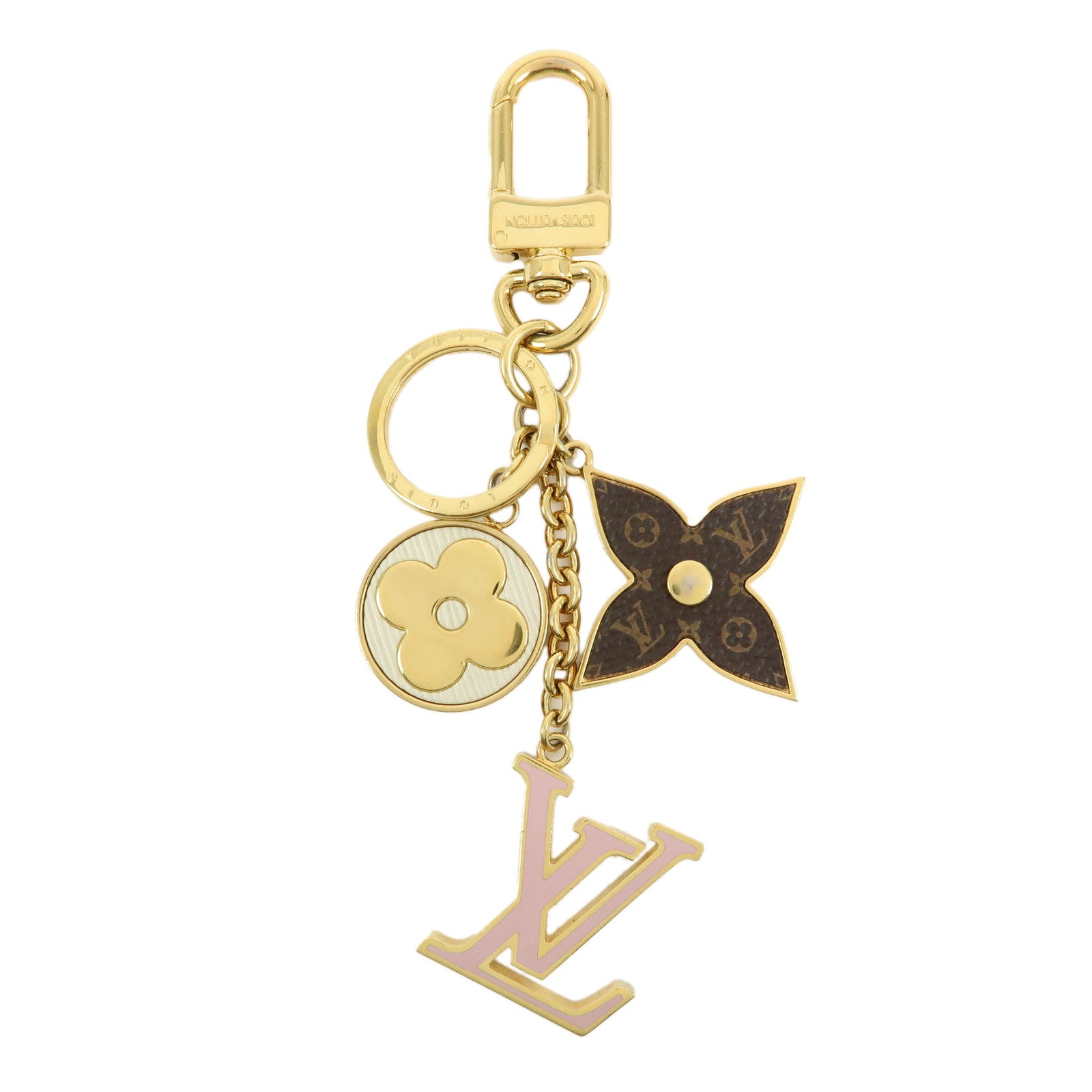 Louis Vuitton Porte Cles Spring Street Bag Charm Gold M69008