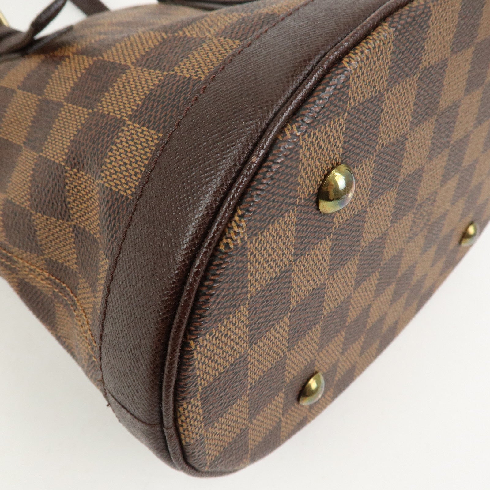 Louis Vuitton Damier Ebene Marais Tote Bag Hand Bag Brown N42240