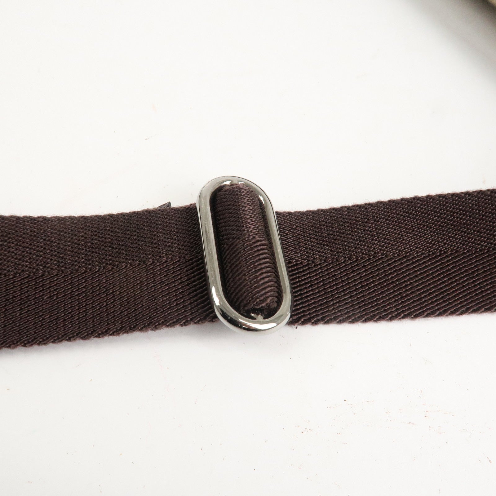 GUCCI GG Canvas Leather Shoulder Bag Crossbody Bag Brown 145857 Used