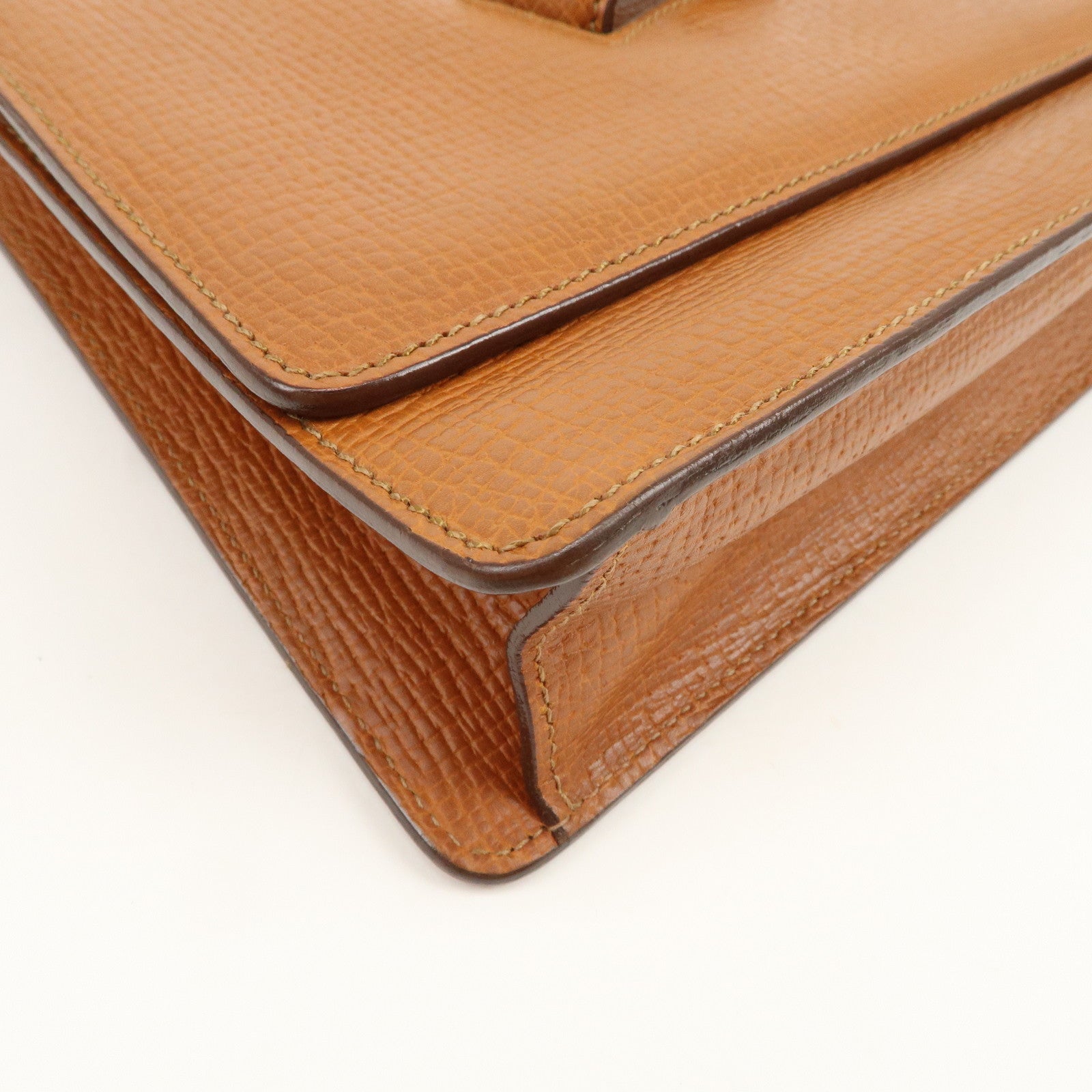 LOEWE Anagram Barcelona 2WAY Bag Shoulder Bag Hand Bag Brown