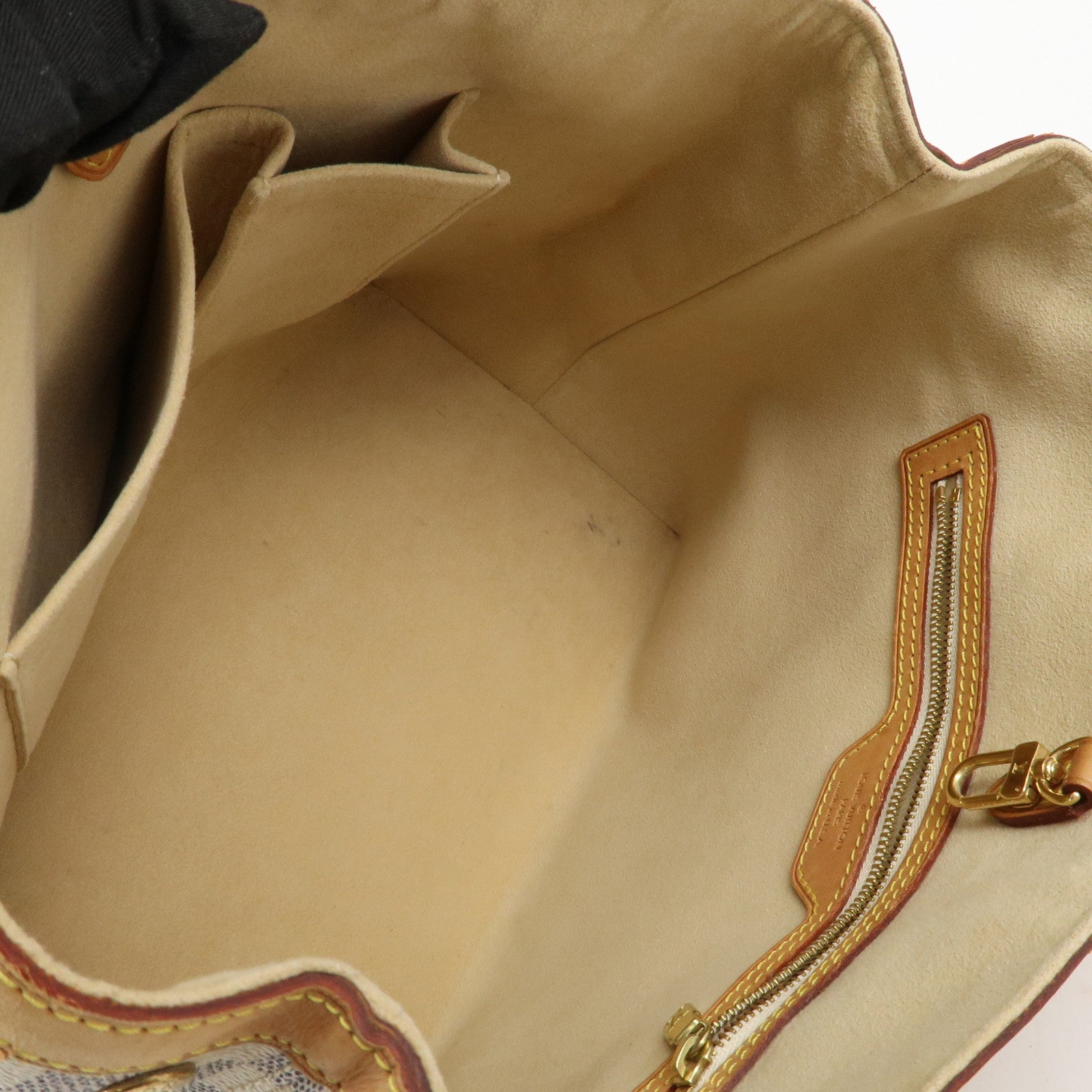 Louis Vuitton Damier Azur Hampstead PM Hand Bag Ivory N51207 Used