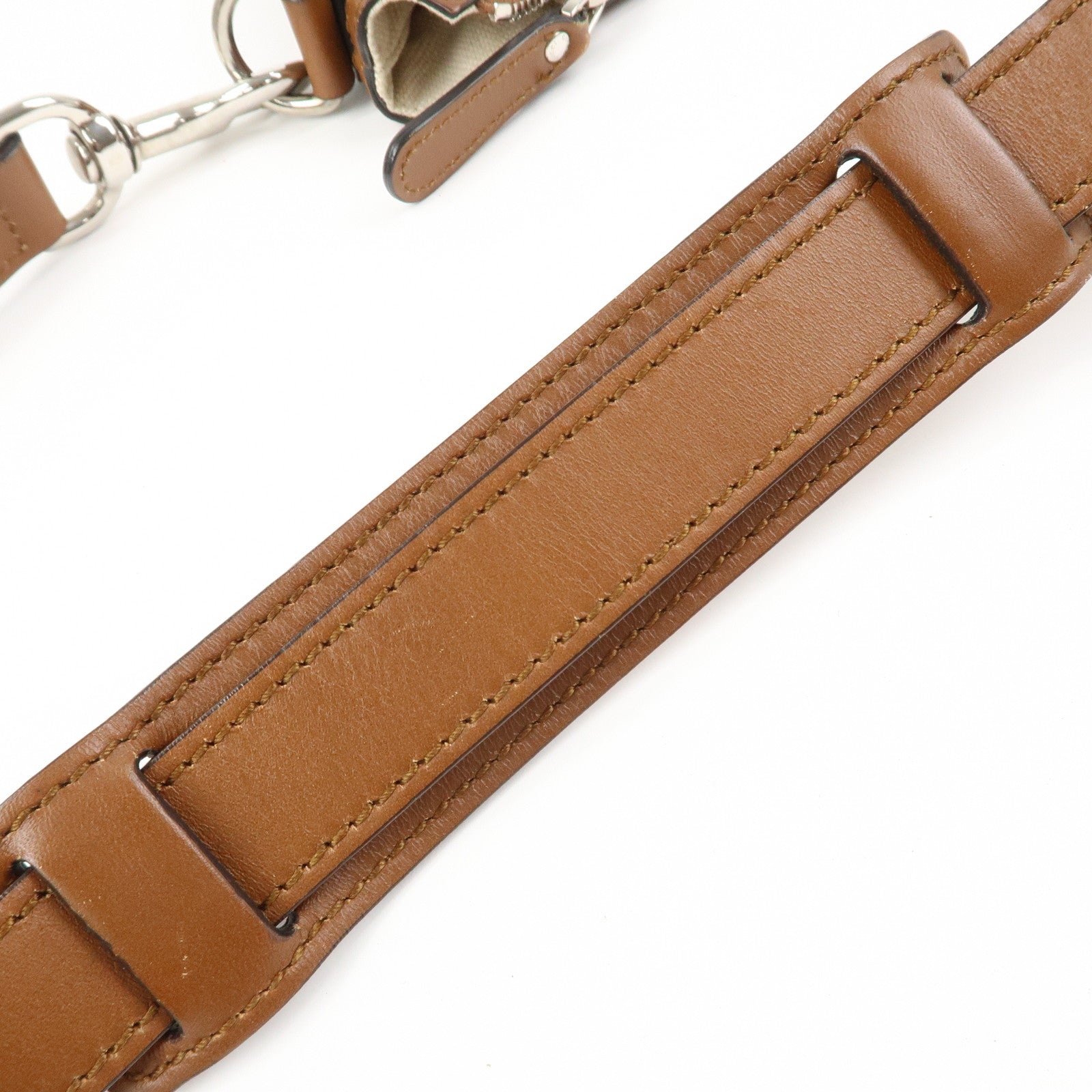 GUCCI Sherry GG Canvas Leather Shoulder Bag Beige Brown 353399