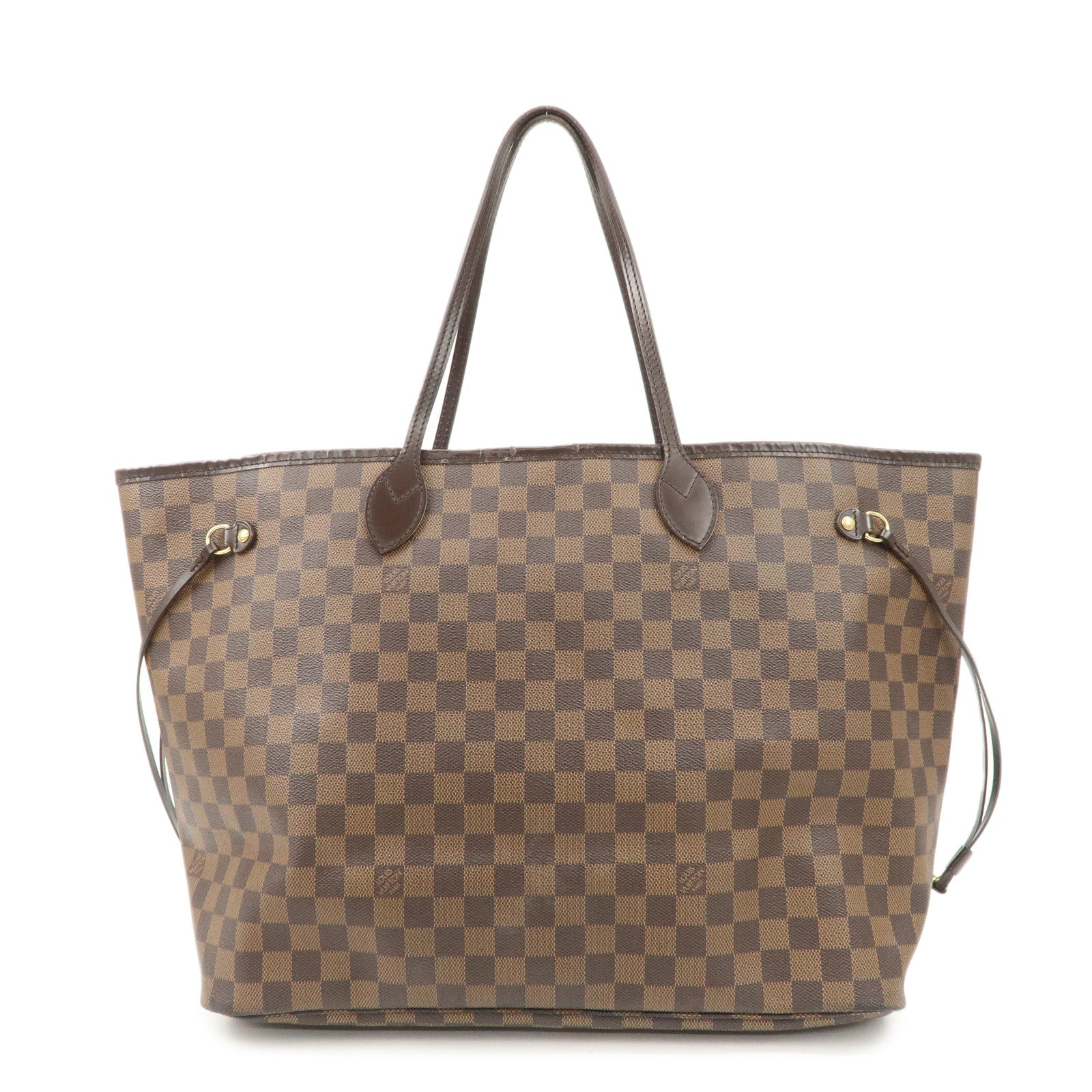 Louis Vuitton Damier Ebene Neverfull GM Tote Bag N51106 Used