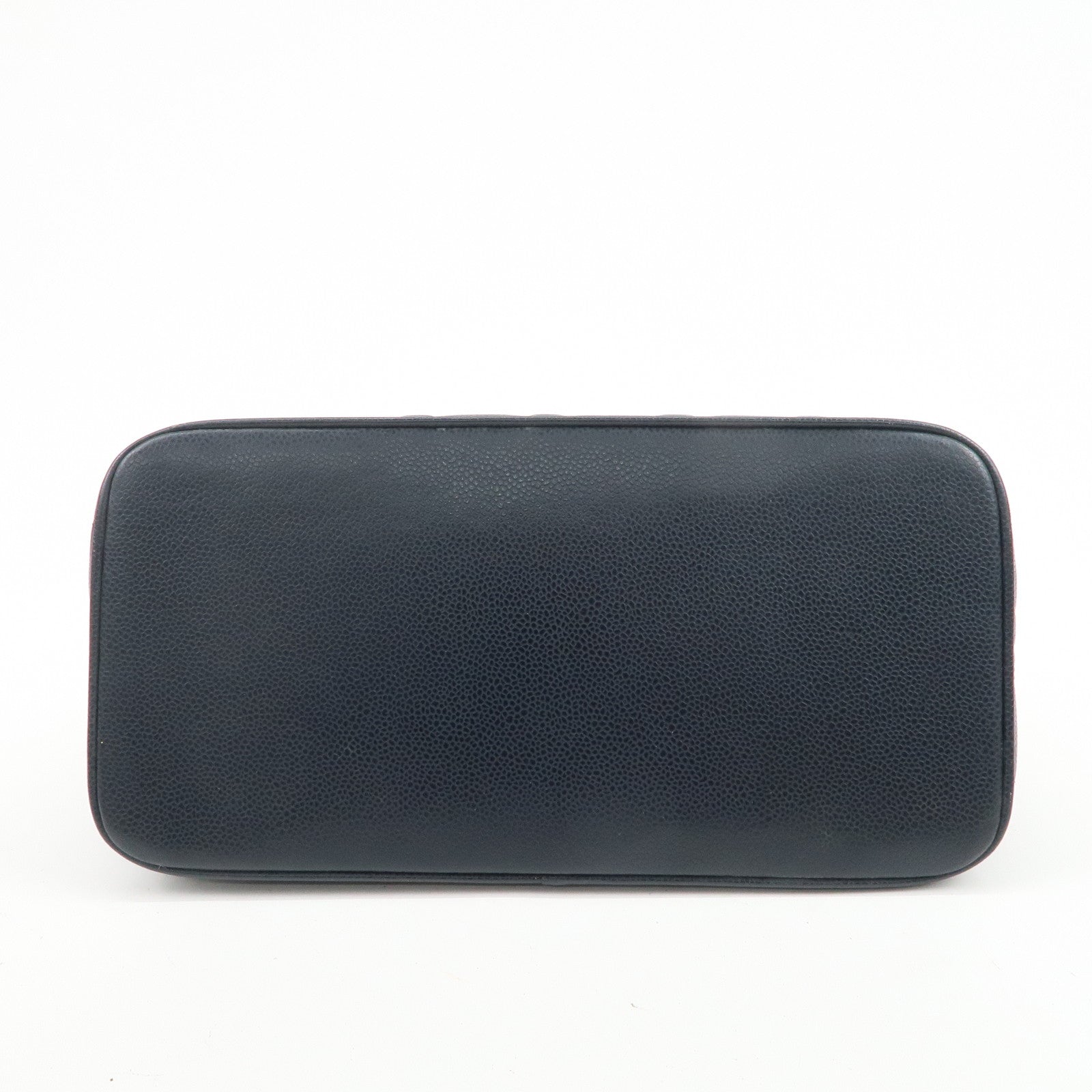CHANEL COCO Mark Matelasse Medallion Tote Bag Hand Bag Navy A01804