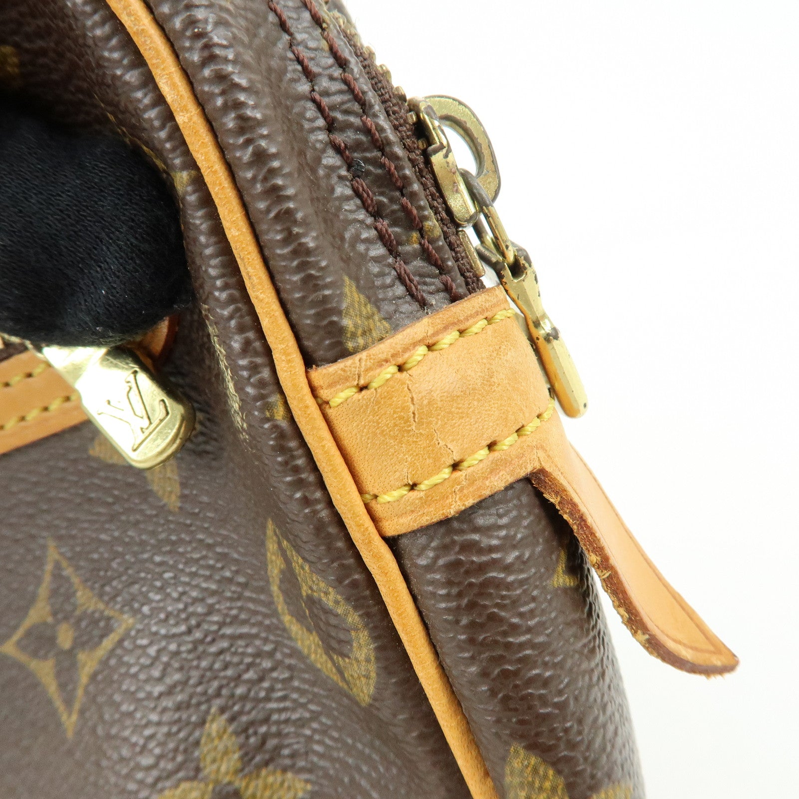 Louis Vuitton Monogram Marly Dragonne GM Clutch Bag Brown M51825