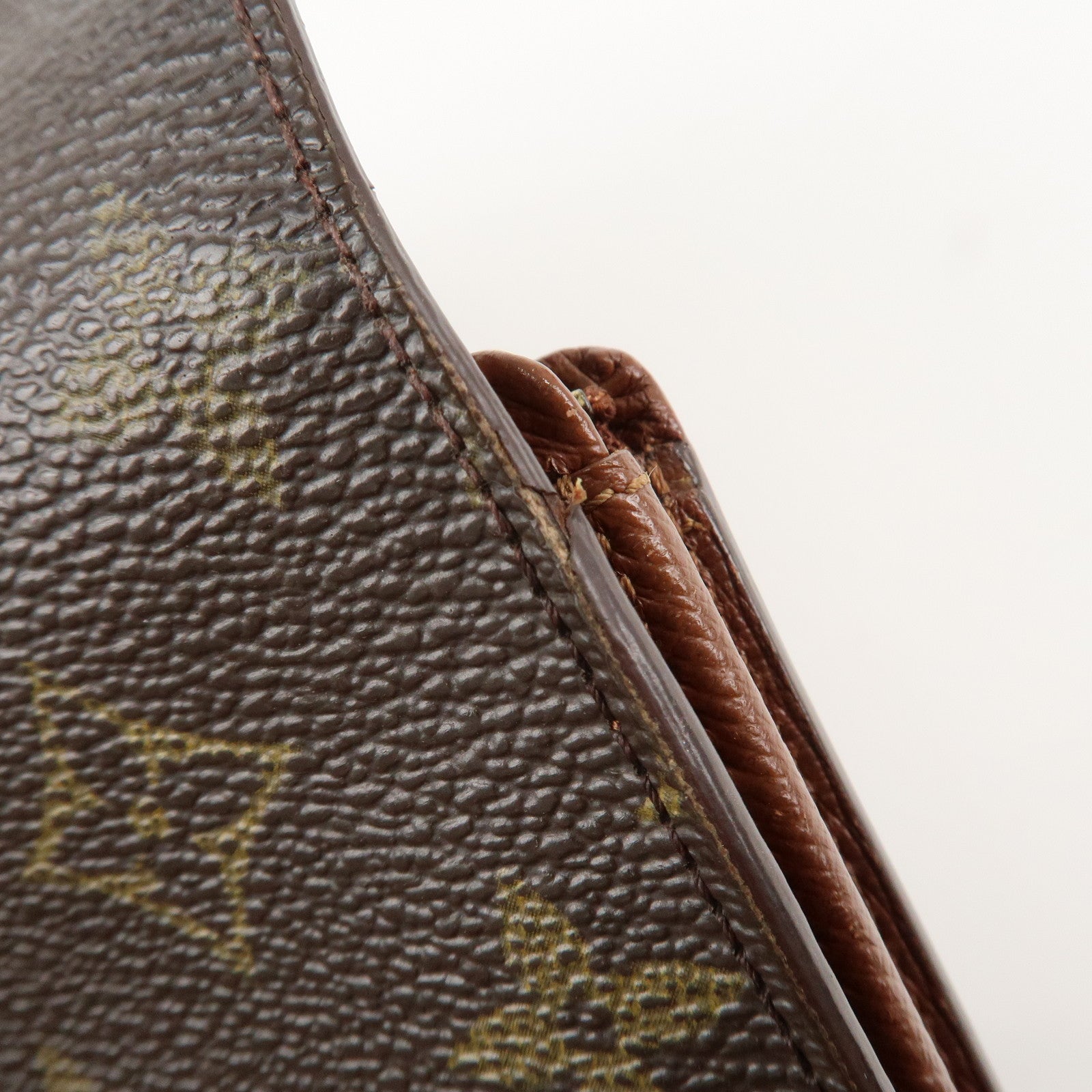 Louis Vuitton Monogram Porte Monnaie Billets Tresor Wallet M61730 Used