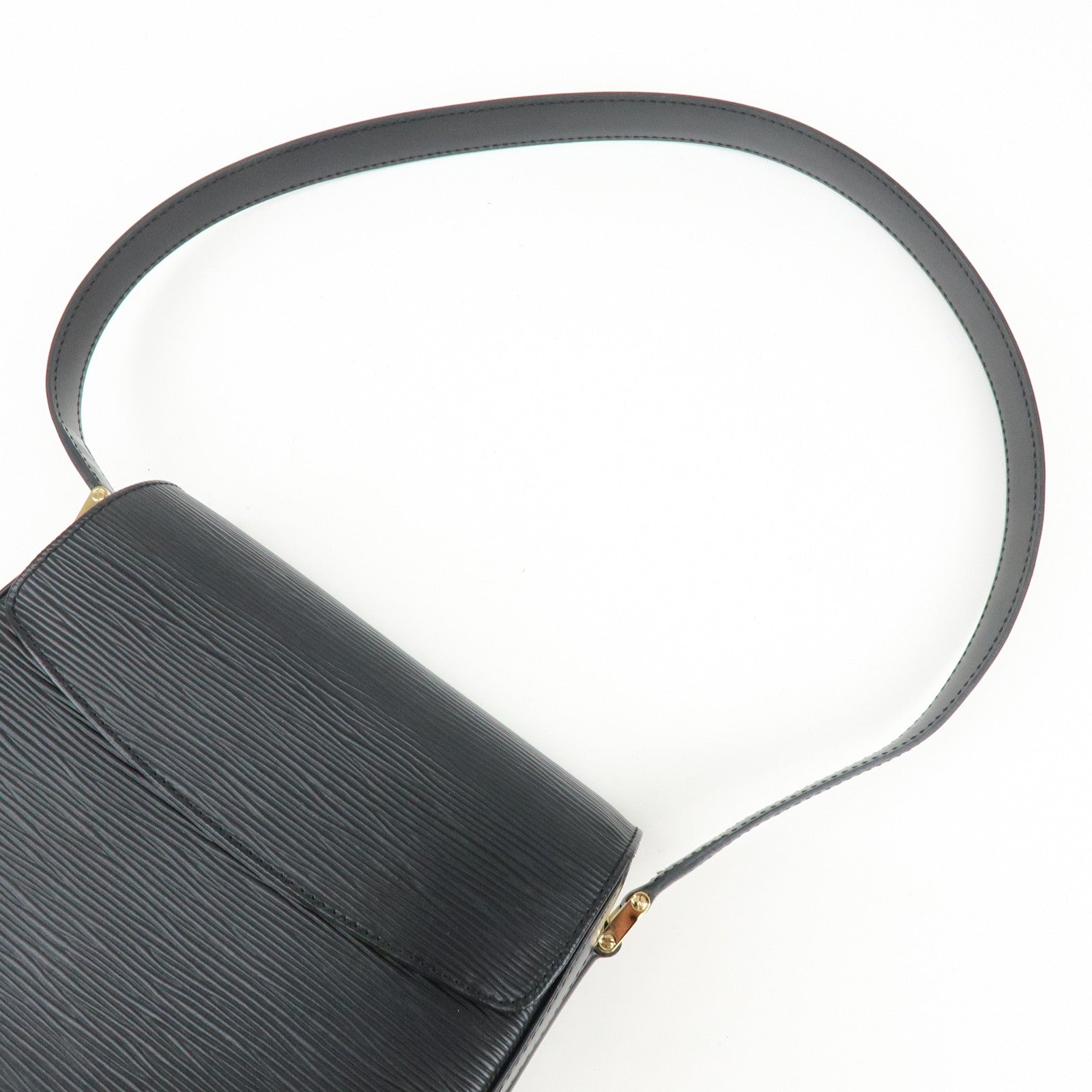 Louis Vuitton Epi Buci Shoulder Bag Hand Bag Noir M52202
