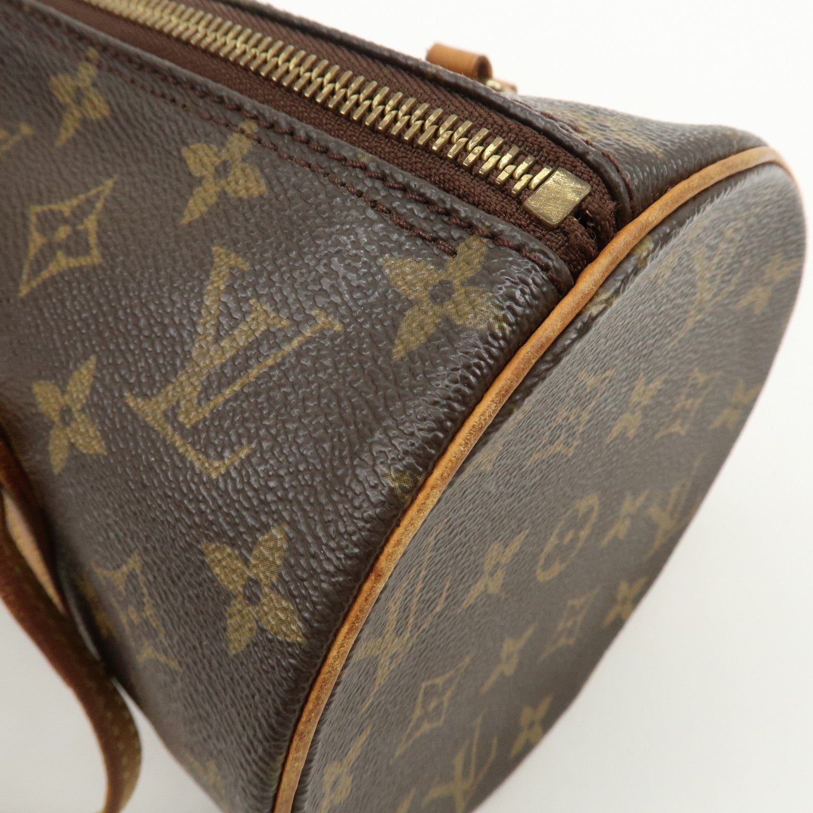 Louis Vuitton Monogram Papillon 30 Hand Bag New Style Brown M51385