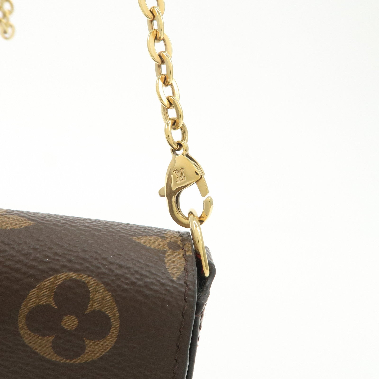 Louis Vuitton Monogram Pochette Felicie Shoulder Bag Brown M61276