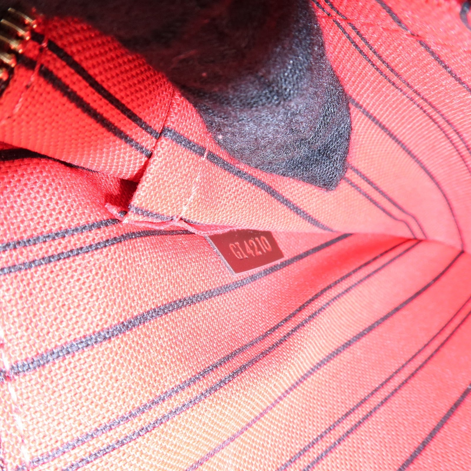 Louis Vuitton Damier Canvas Pouch for Neverfull MM Tote Bag N41358