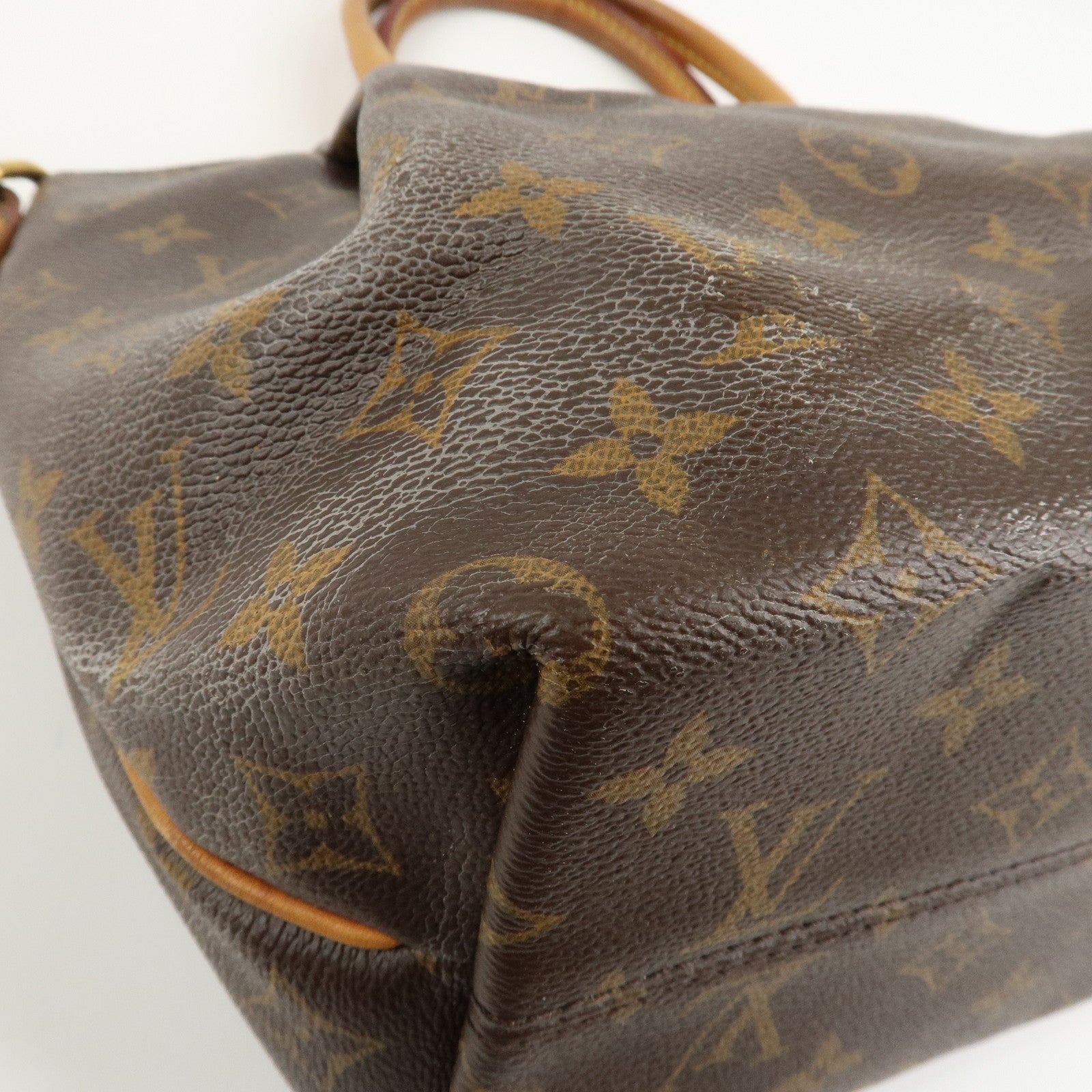 Louis Vuitton Monogram Turenne PM 2Way Hand Bag Brown M48813 Used