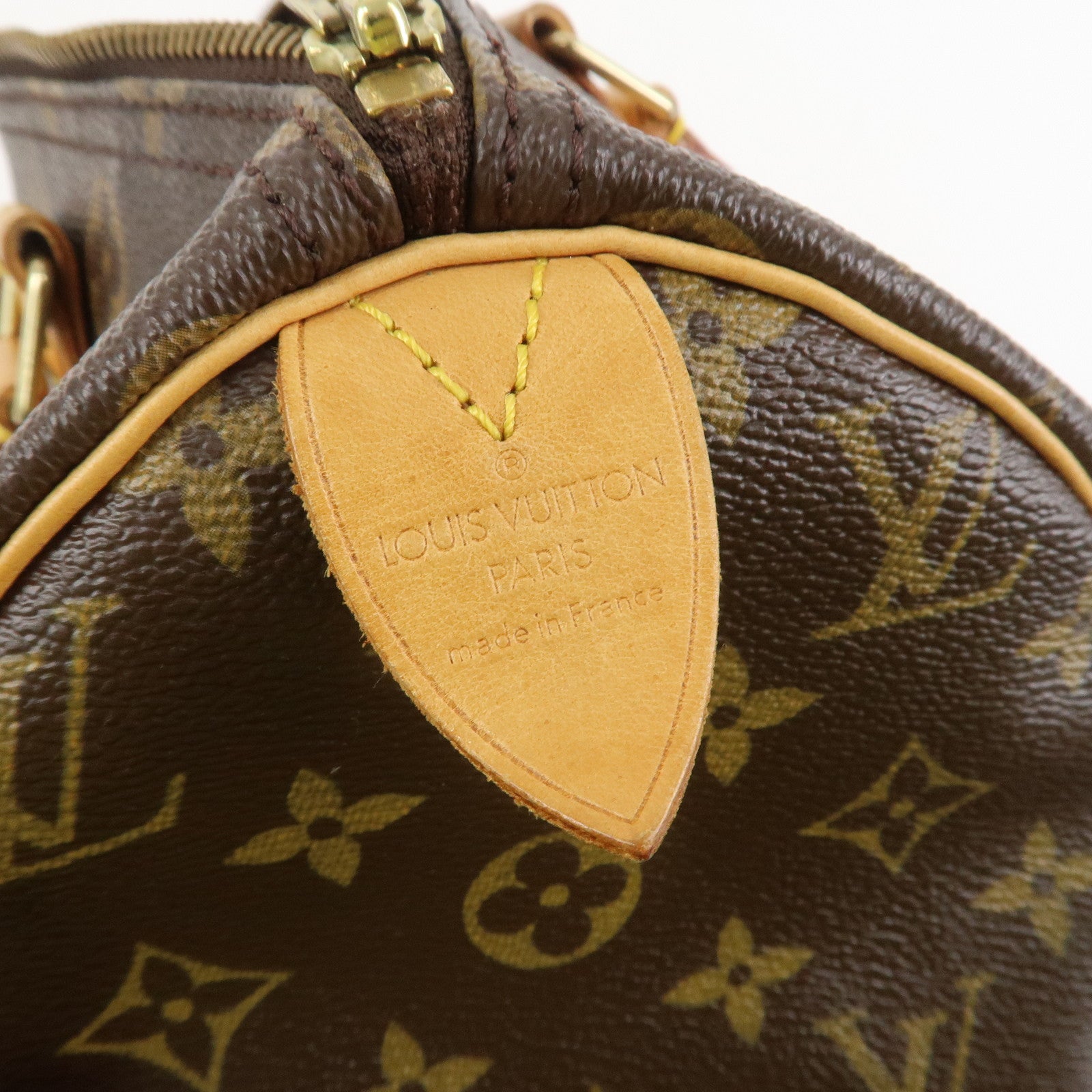 Louis Vuitton Monogram Speedy 30 Boston Bag Hand Bag Brown M41526