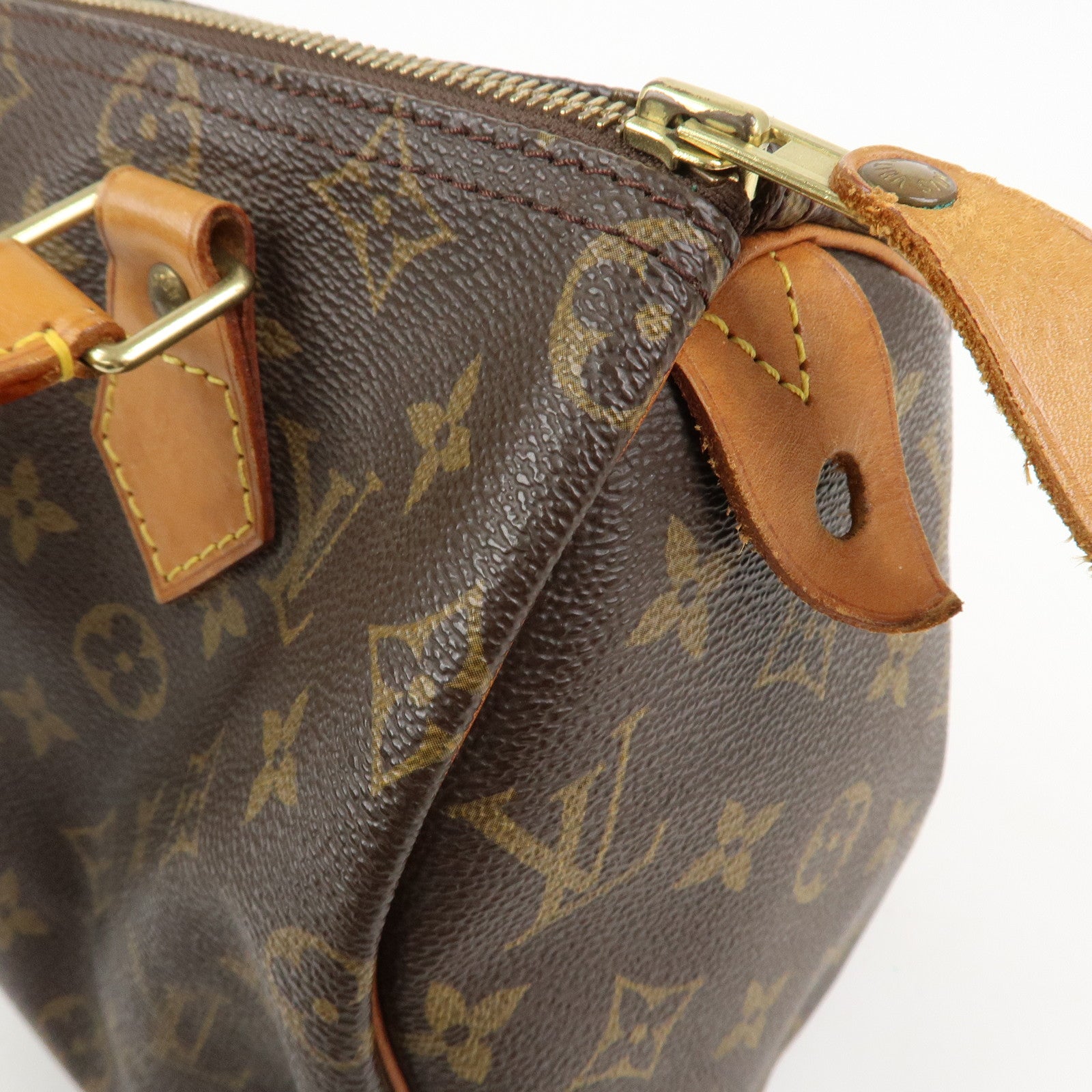 Louis Vuitton Monogram Speedy 25 Boston Bag Brown M41528