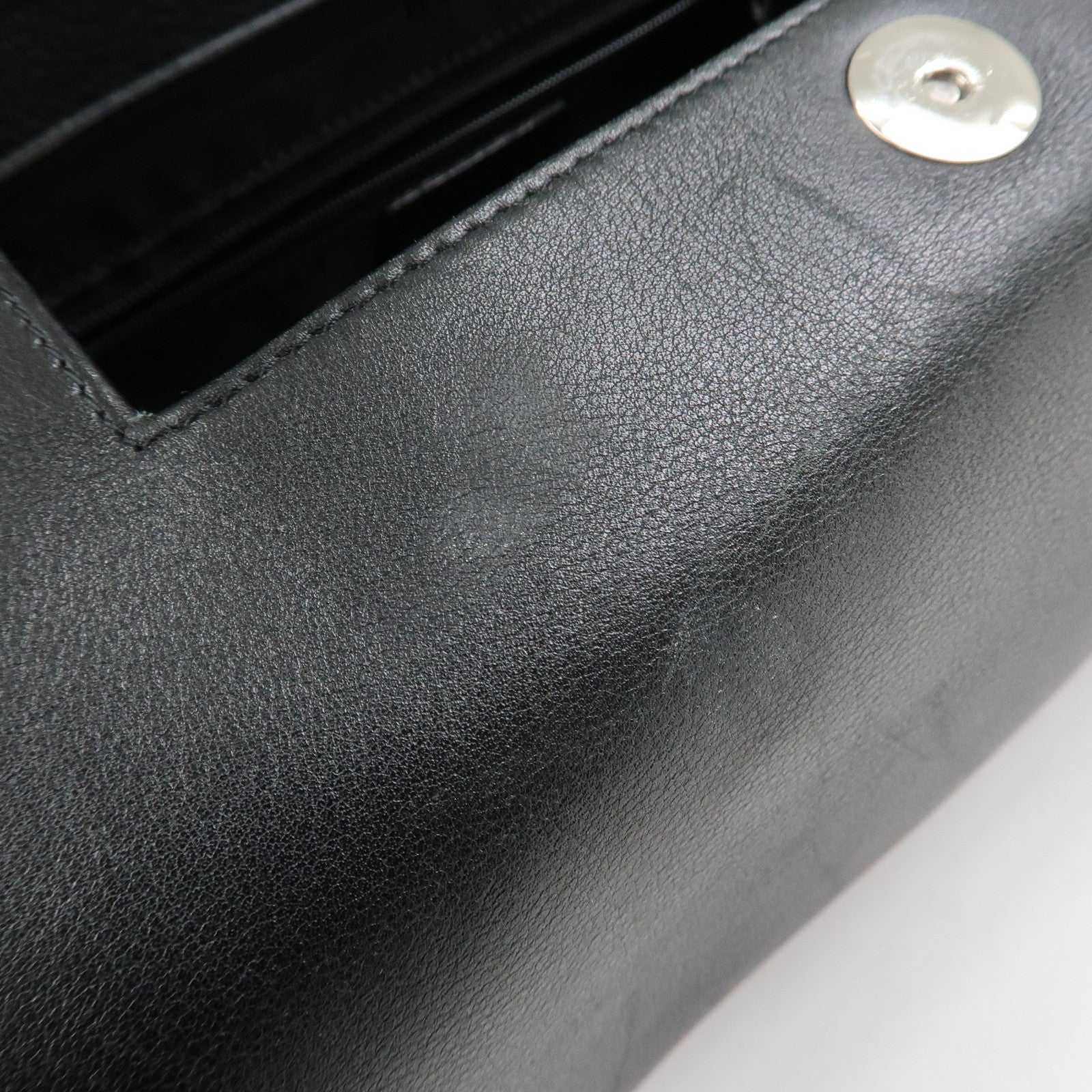 BVLGARI B-zero 1 Drum Leather Shoulder Bag Black