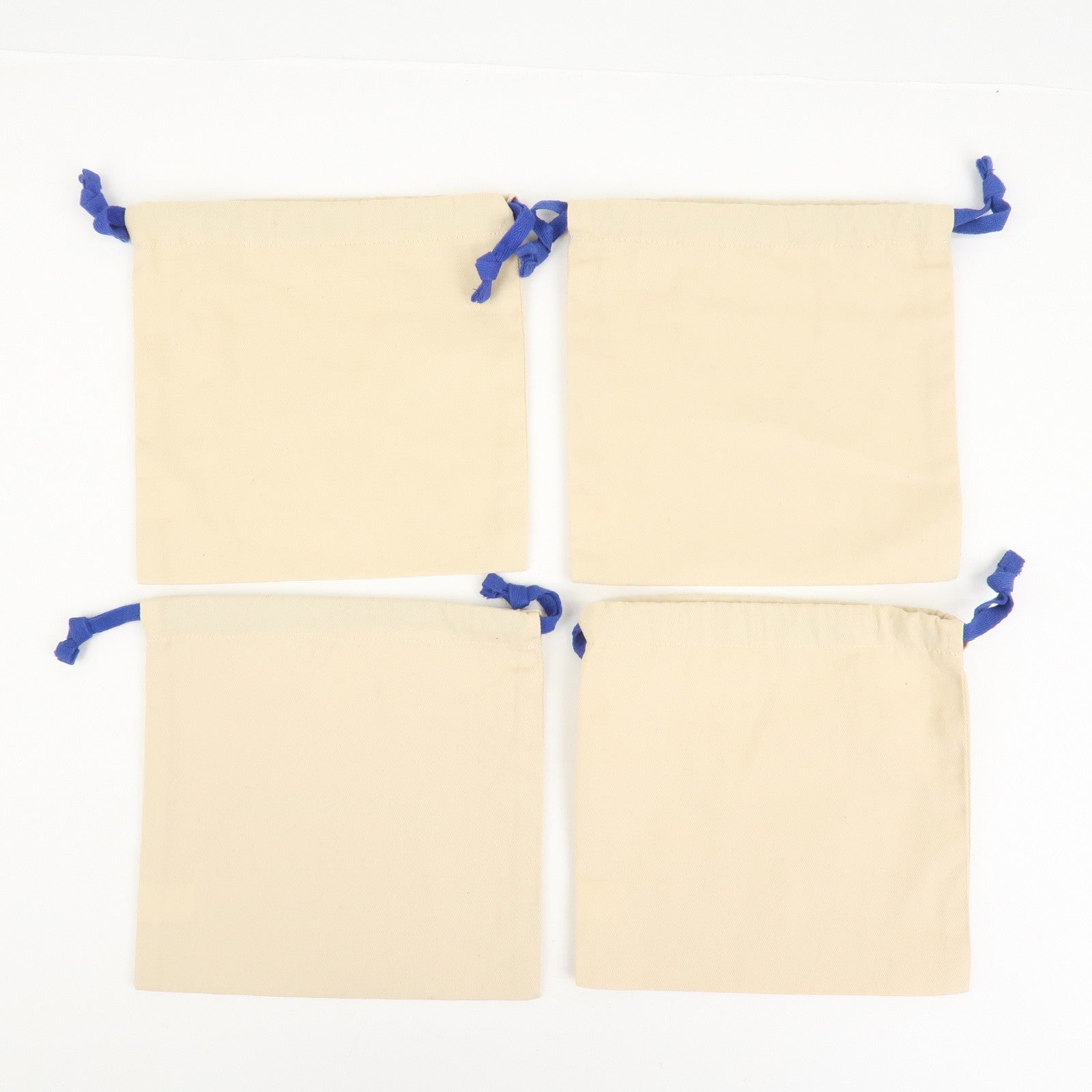 Louis Vuitton Set of 19 Dust Bag Storage Bag Flap Drawstring Beige