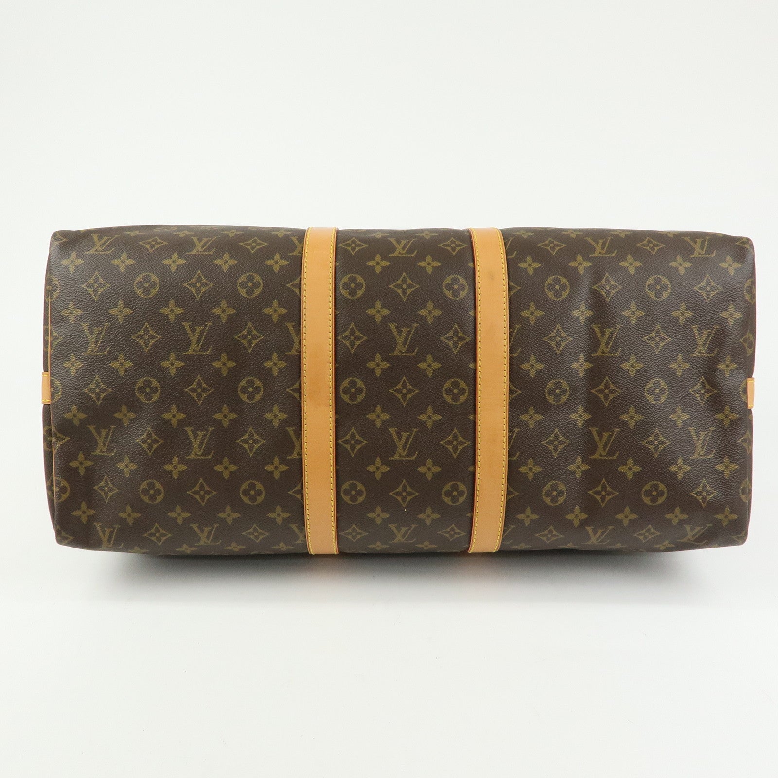 Louis Vuitton Monogram Keep All Bandouliere 55 Boston Bag M41414