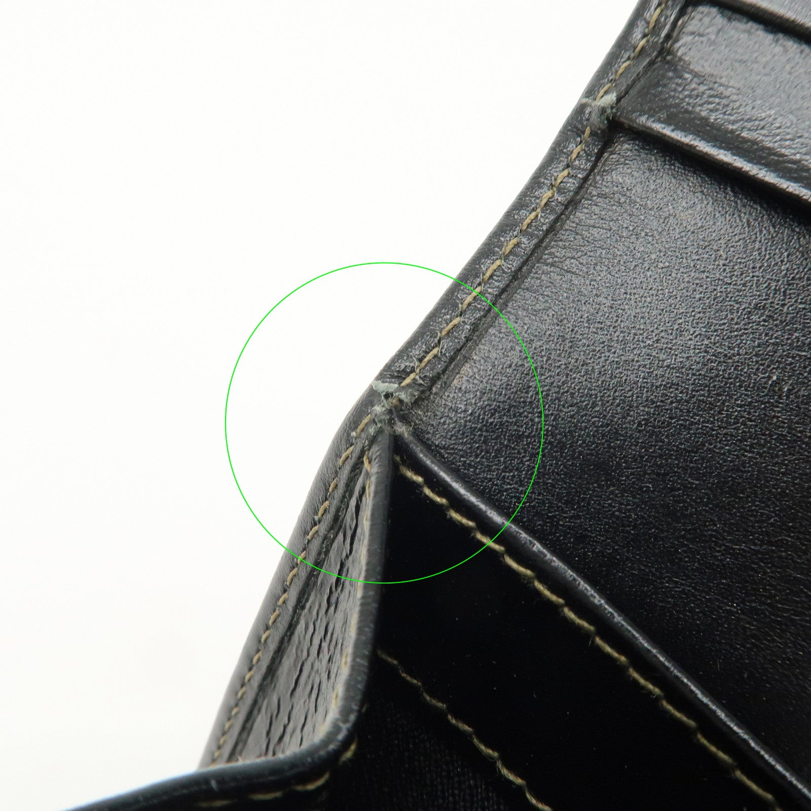 FENDI Set of 2 Pecan Leather PVC Wallet Black Brown 01445-069 30851 Used