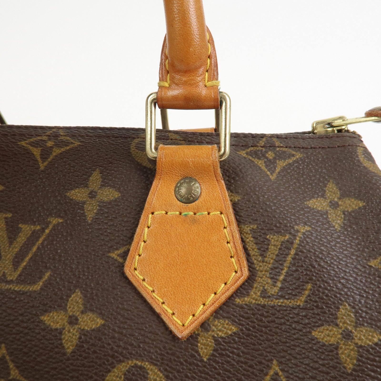 Louis Vuitton Monogram Speedy 25 Boston Bag Hand Bag Brown M41528