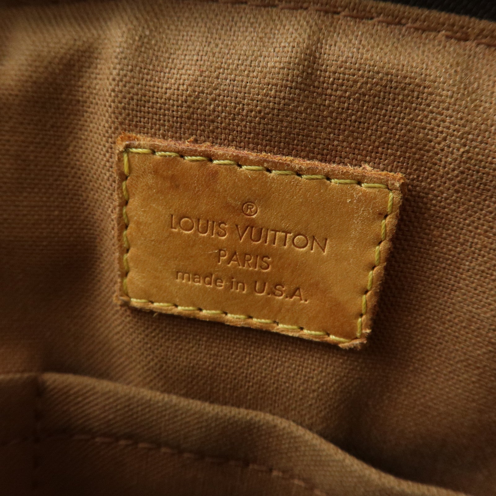 Louis Vuitton Monogram Tivoli PM Hand Bag Shoulder Bag Brown M40143 Used