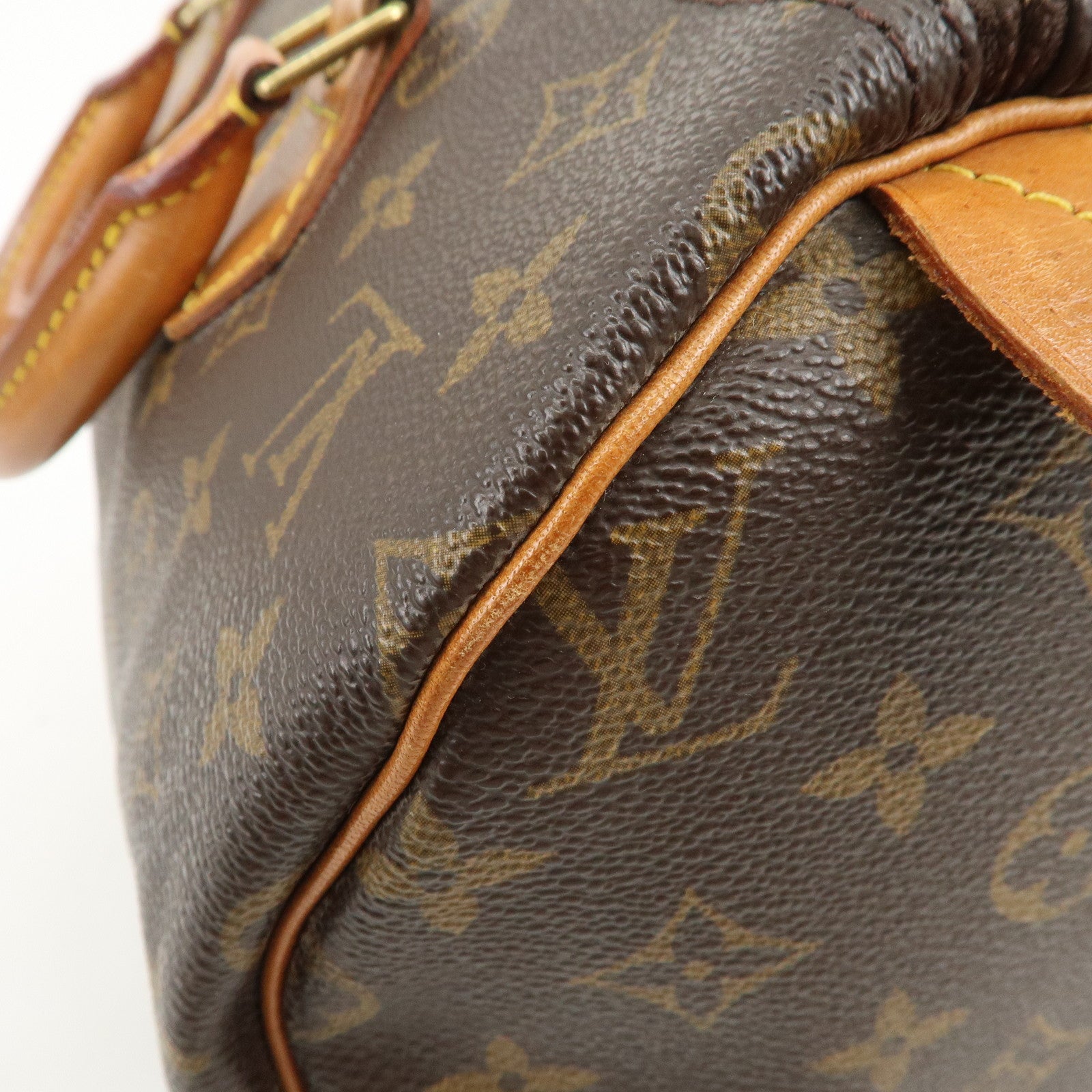 Louis Vuitton Monogram Speedy 30 Boston Bag Hand Bag Brown M41526