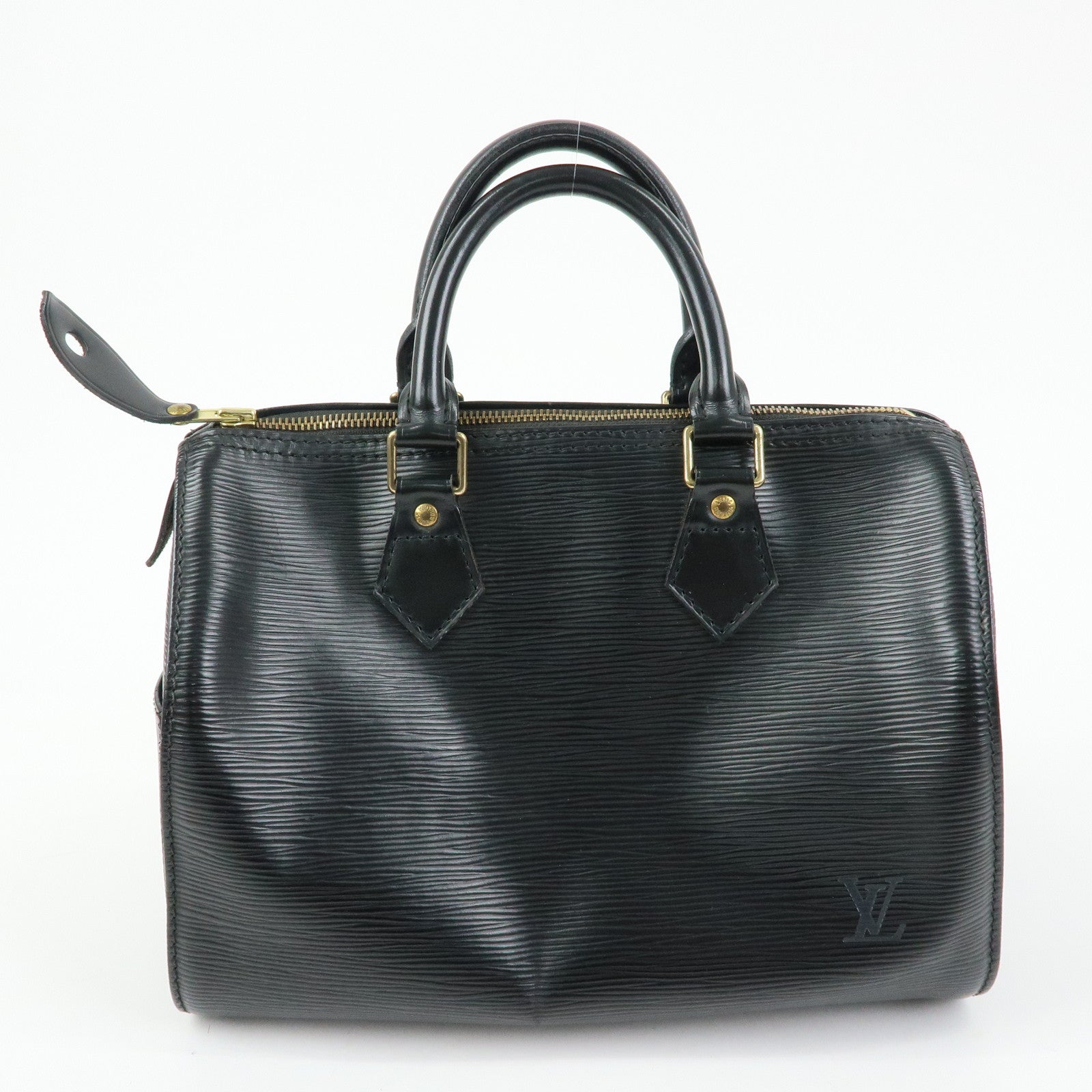 Louis Vuitton Epi Speedy 25 Boston Bag Hand Bag Noir Black M43012