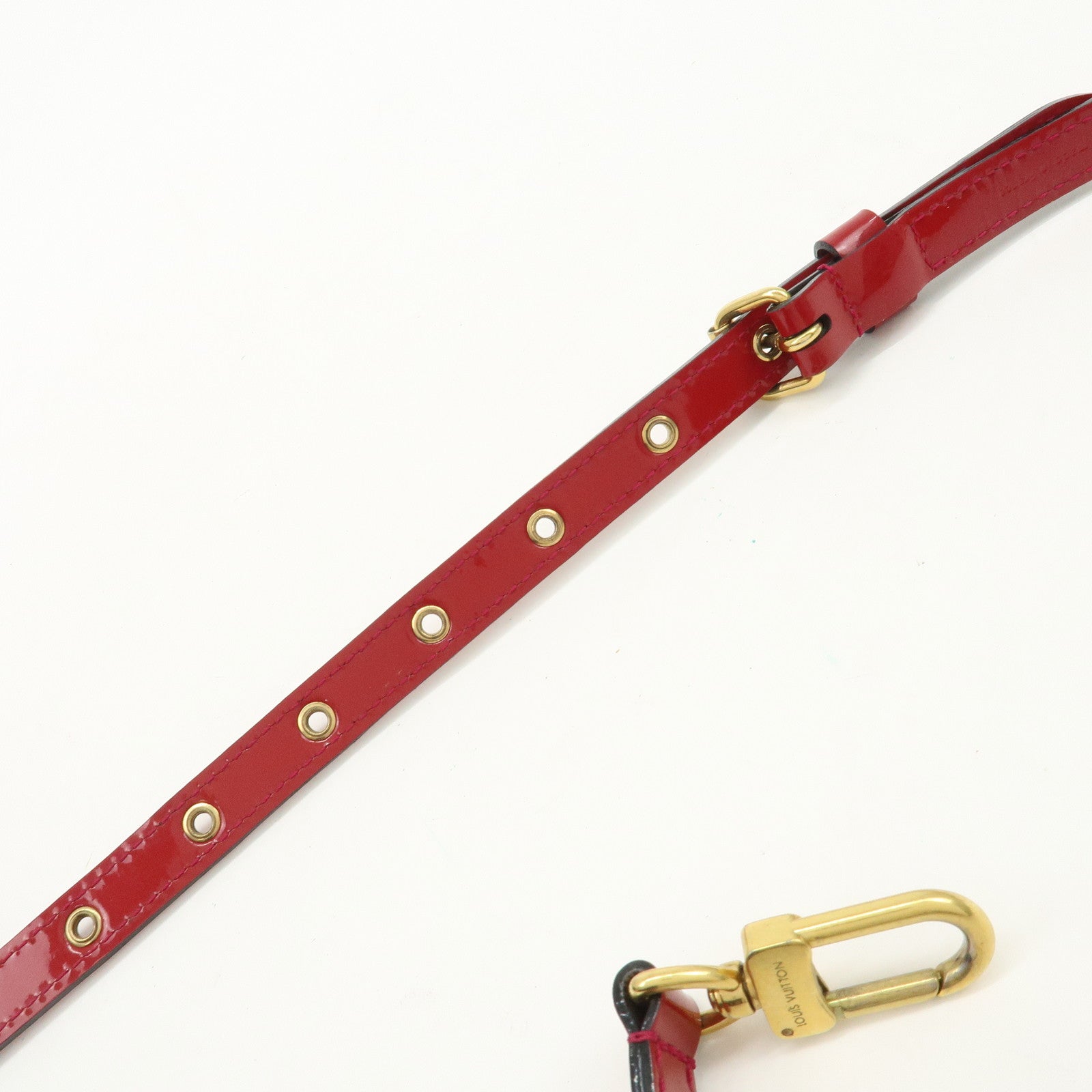 Louis Vuitton Vernis Adjustable Shoulder Strap 120cm 1.6cm Rouge
