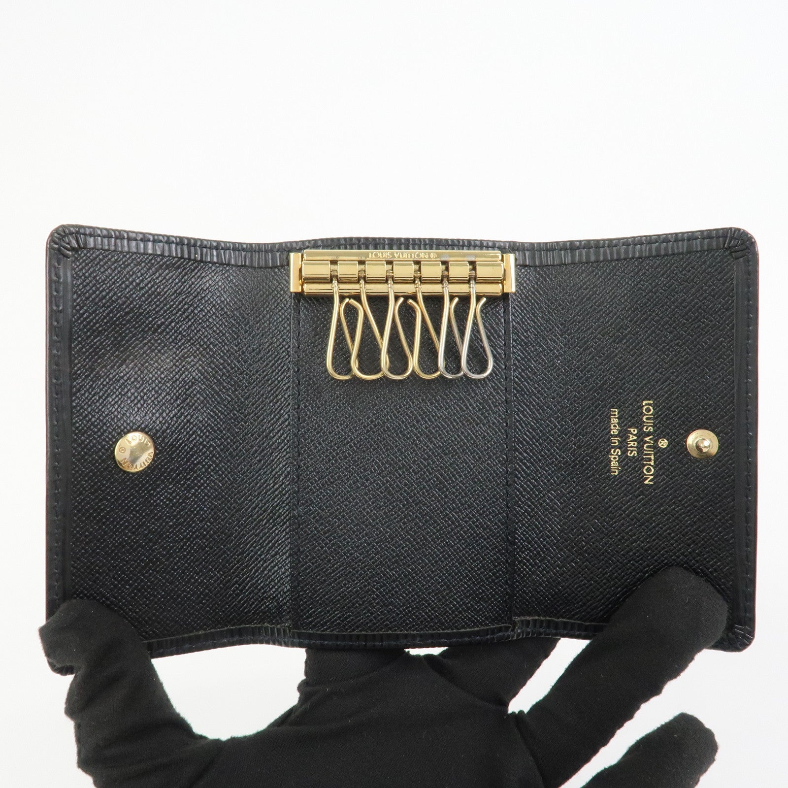 Louis Vuitton Epi Multicles 6 Key Case Key Holder Noir M63812