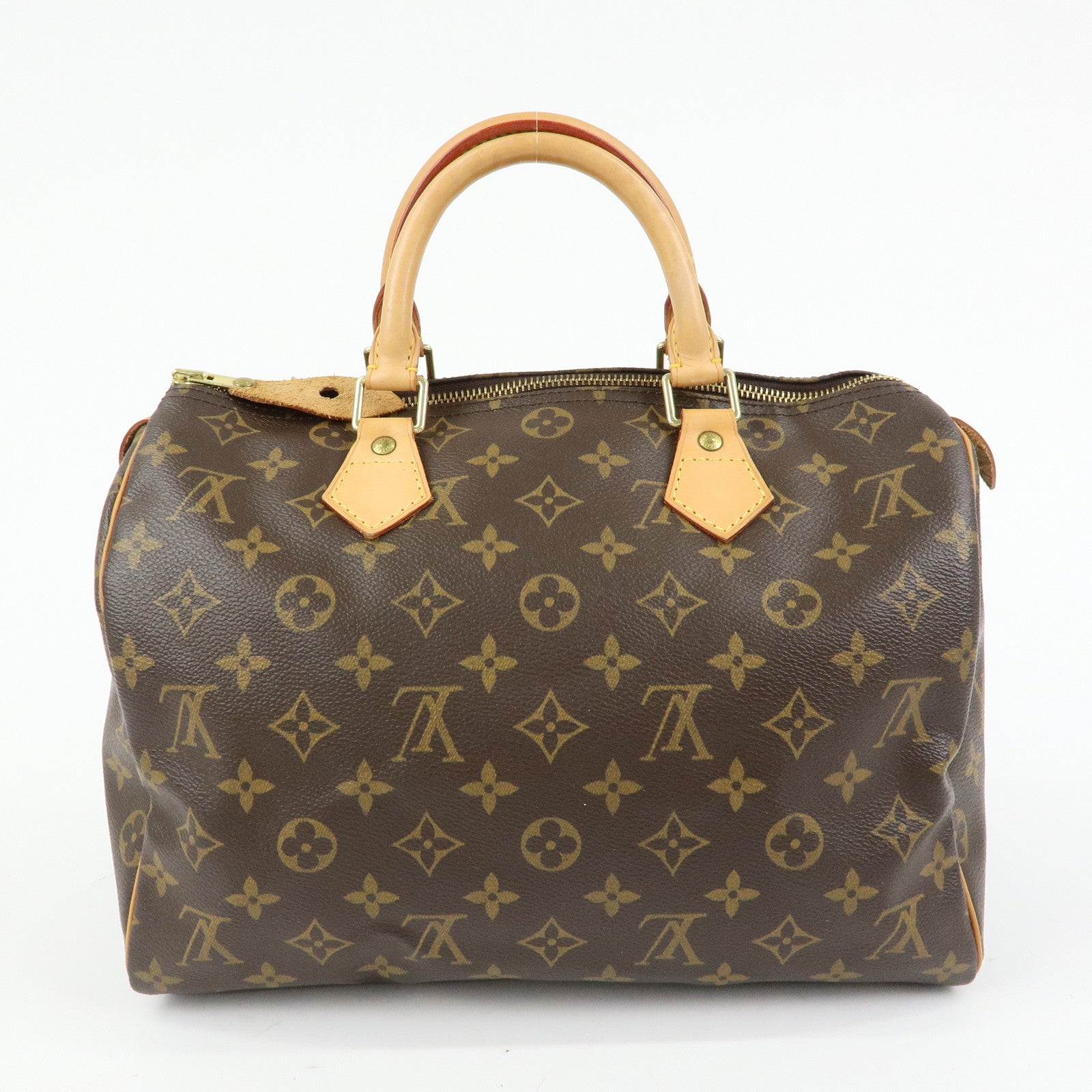 Louis Vuitton Monogram Speedy 30 Boston Bag Hand Bag Brown M41526