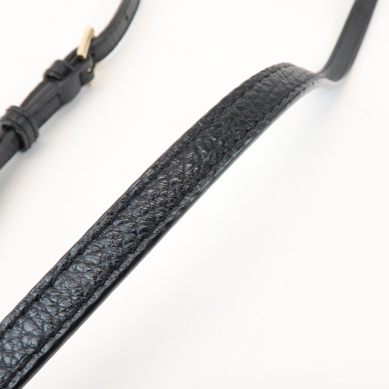 MICHAEL KORS Logo Leather Shoulder Bag Crossbody Bag Black