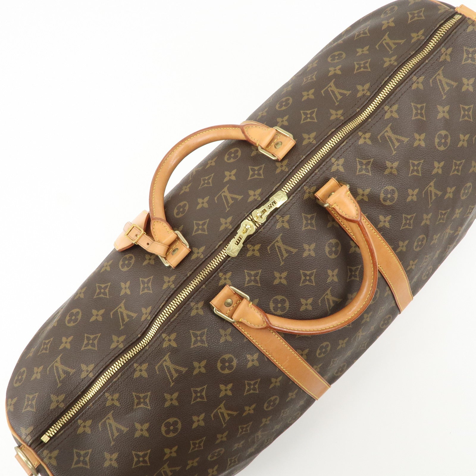 Louis Vuitton Monogram Keep All Bandouliere 60 Boston Bag M41412