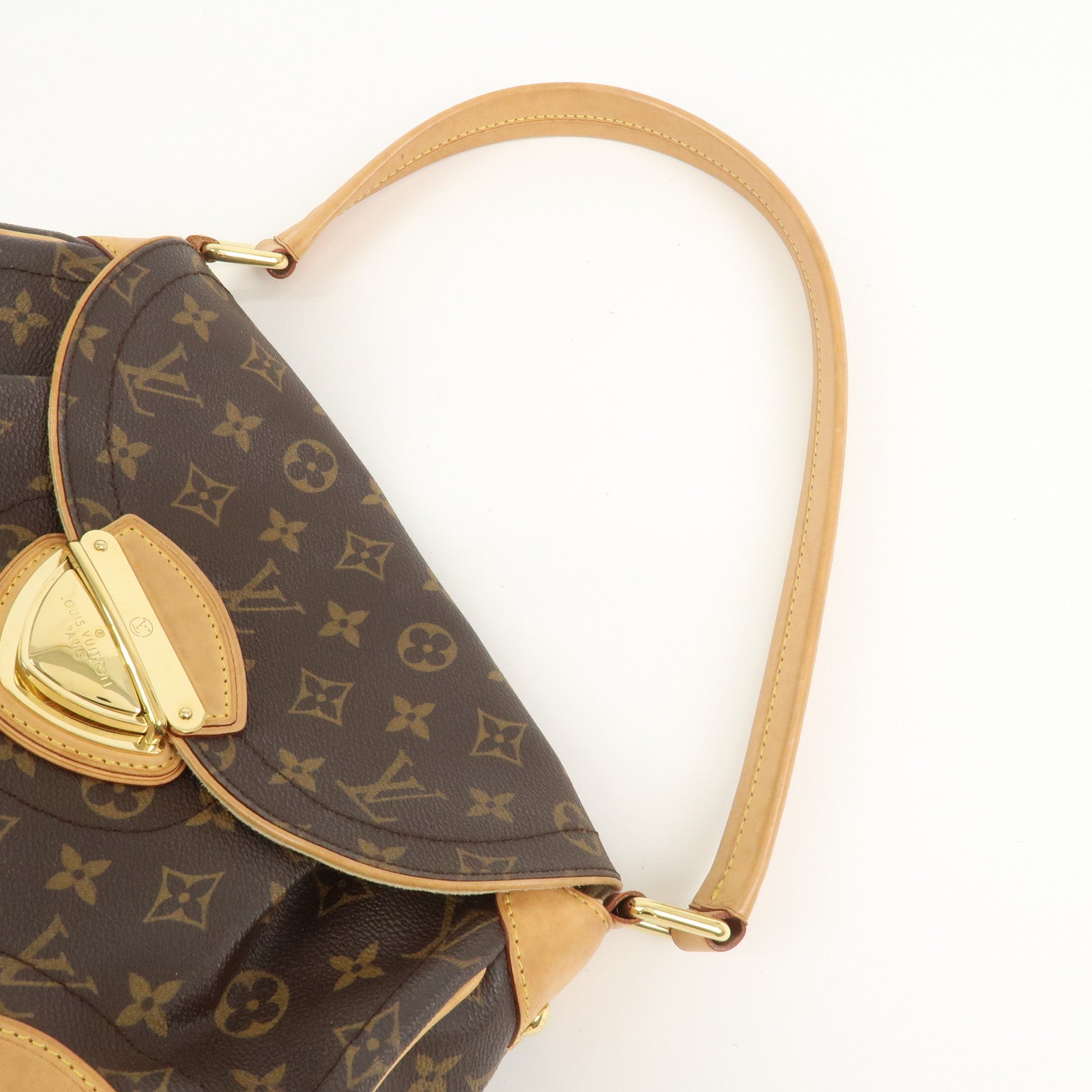 Louis Vuitton Monogram Beverly MM Shoulder Bag Brown M40121
