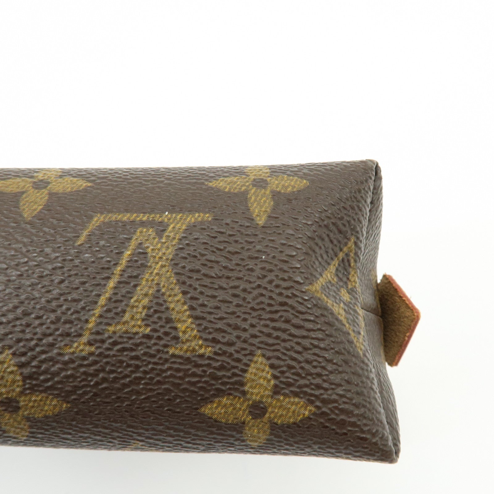Louis Vuitton Monogram Pochette Cosmetic PM Pouch Brown M47515