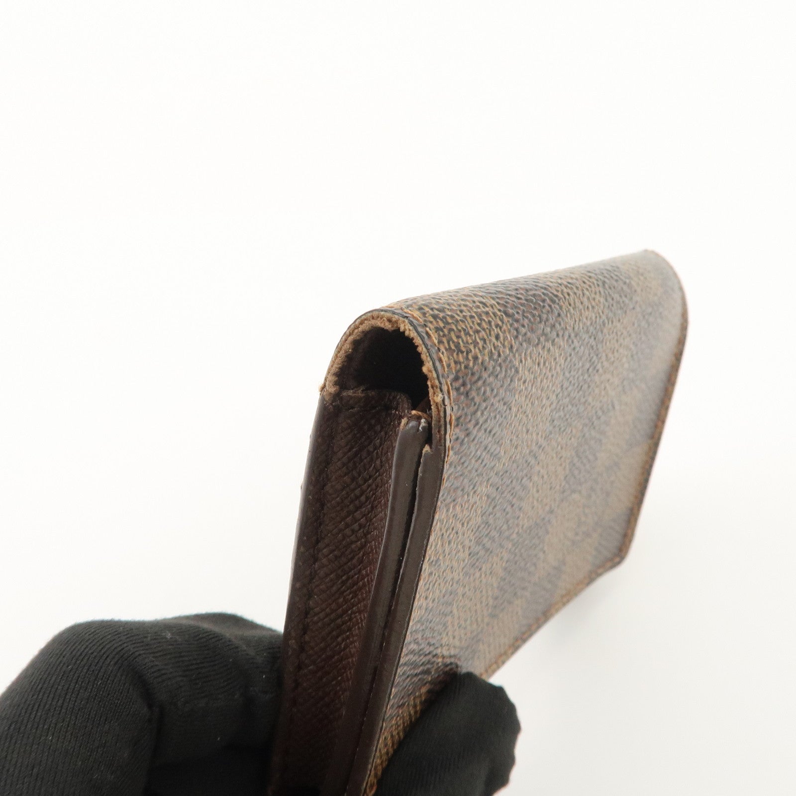 Louis Vuitton Damier Vernis Set of 3 Bi-fold Wallet Card Case Used