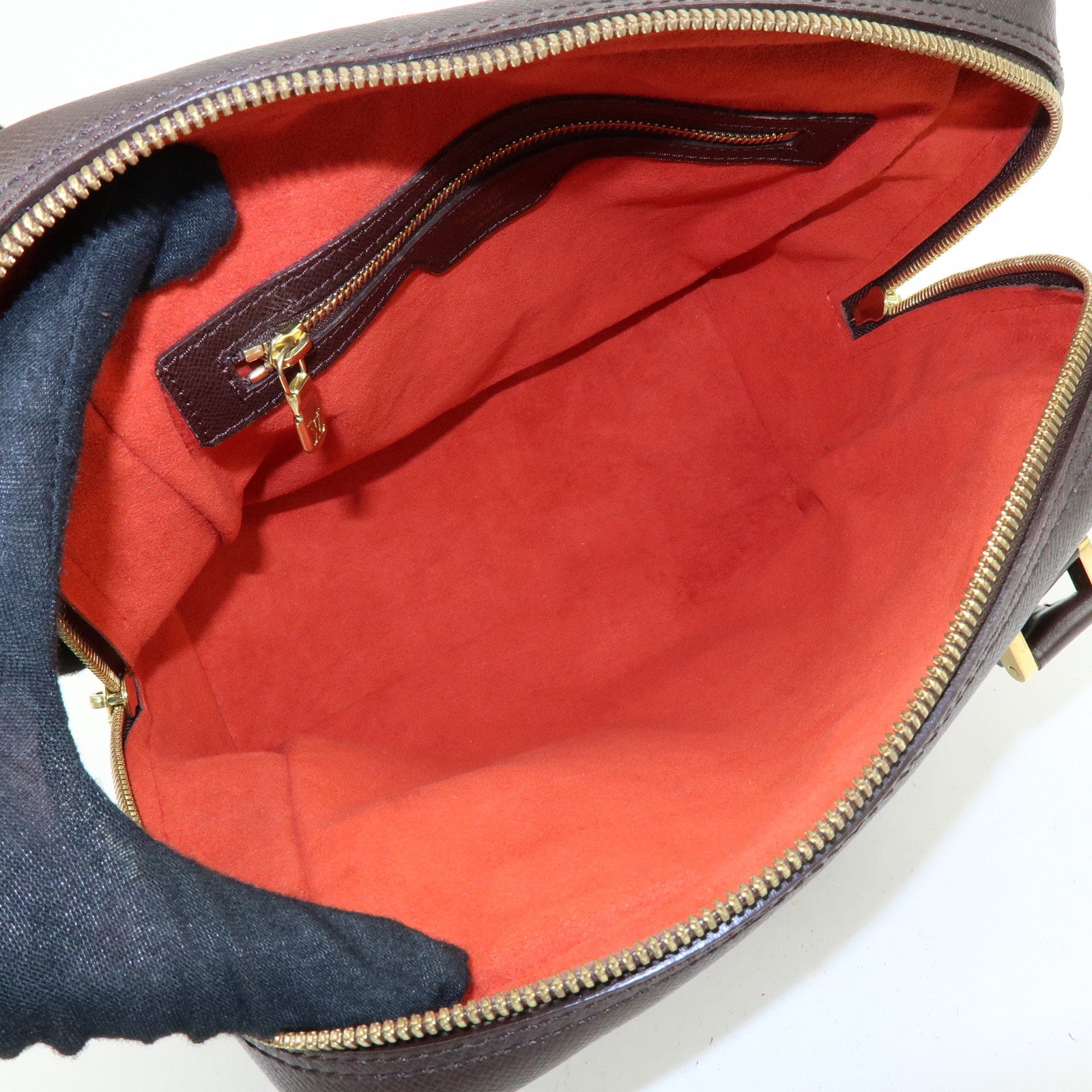 Louis Vuitton Damier Canvas Brera Hand Bag Ebene N51150