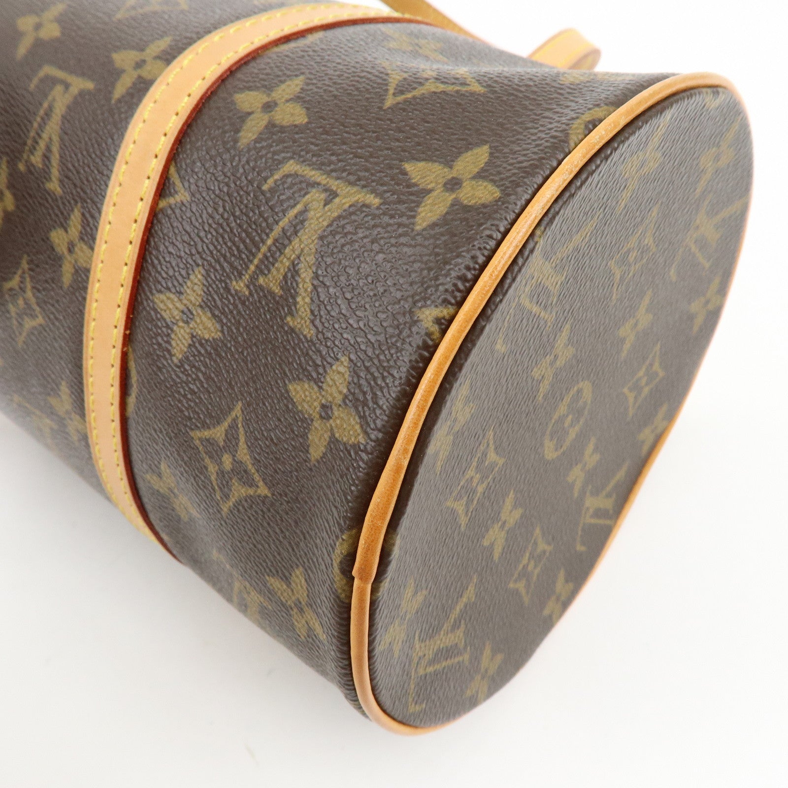 Louis Vuitton Monogram Papillon 30 Hand Bag Brown M51385
